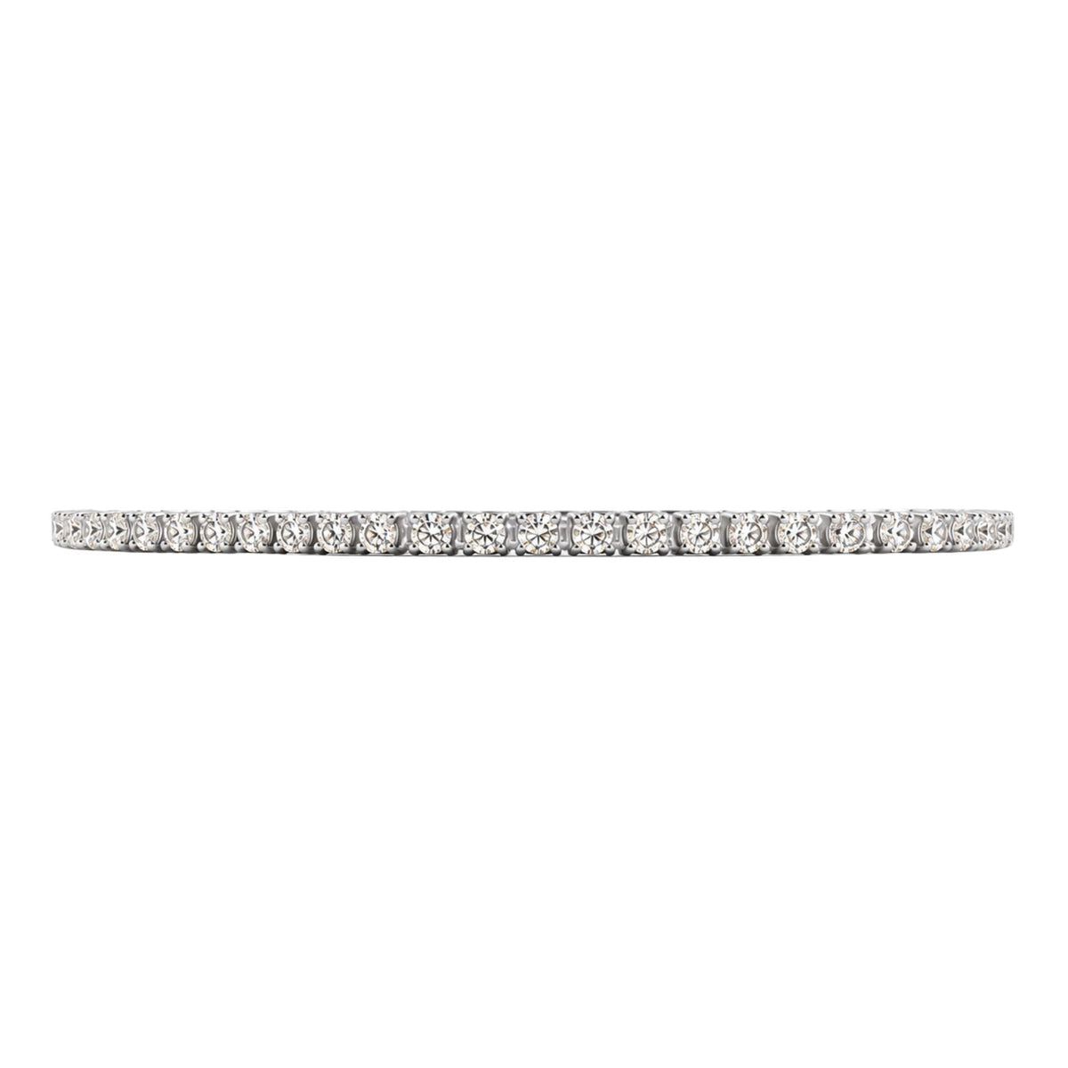 3 ct. T.W. Lab-Grown Diamond Round Tennis Bracelet in Sterling Silver or 14K Gold over Silver