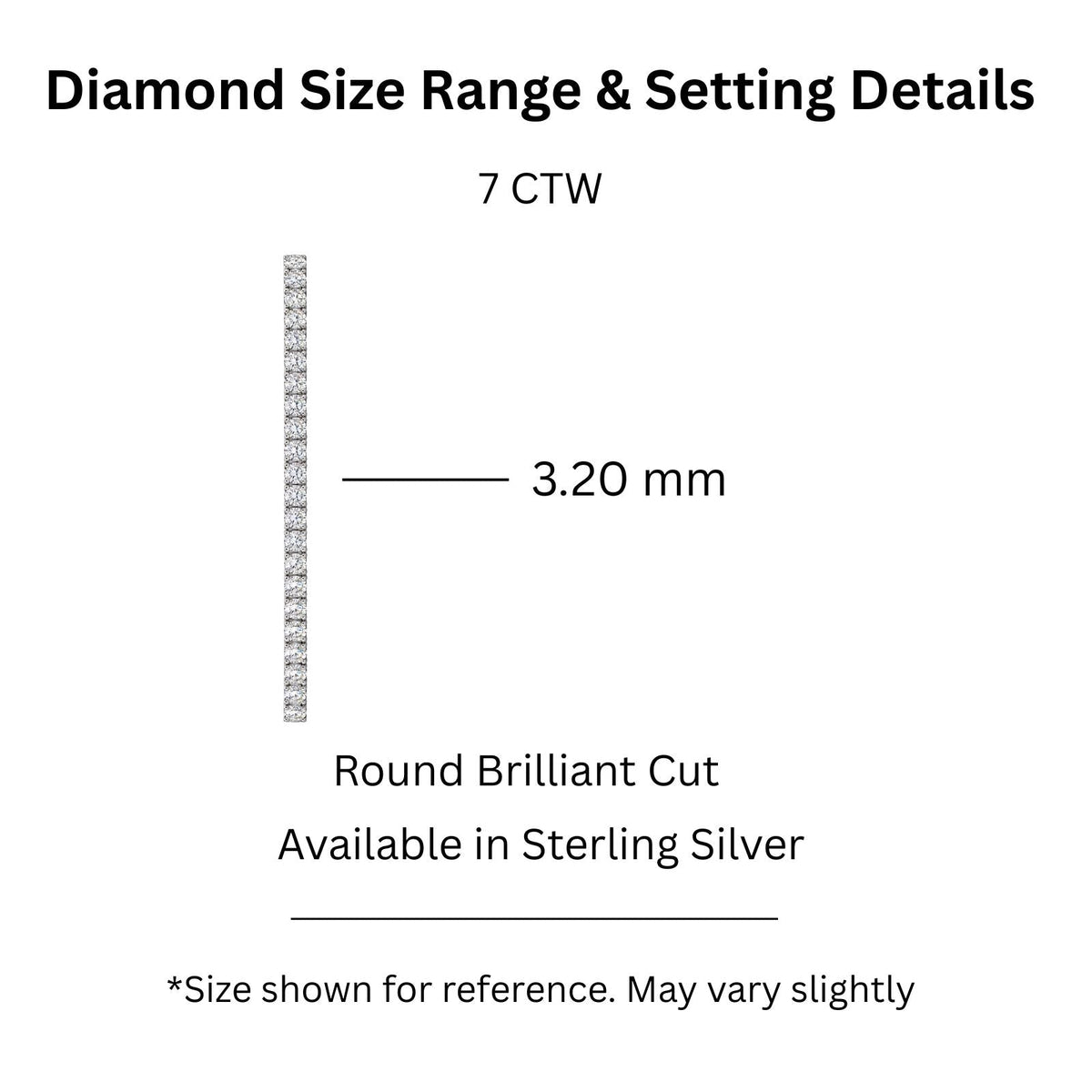 7 ct. T.W. Lab-Grown Diamond Round Tennis Bracelet in Sterling Silver or 14K Gold over Silver