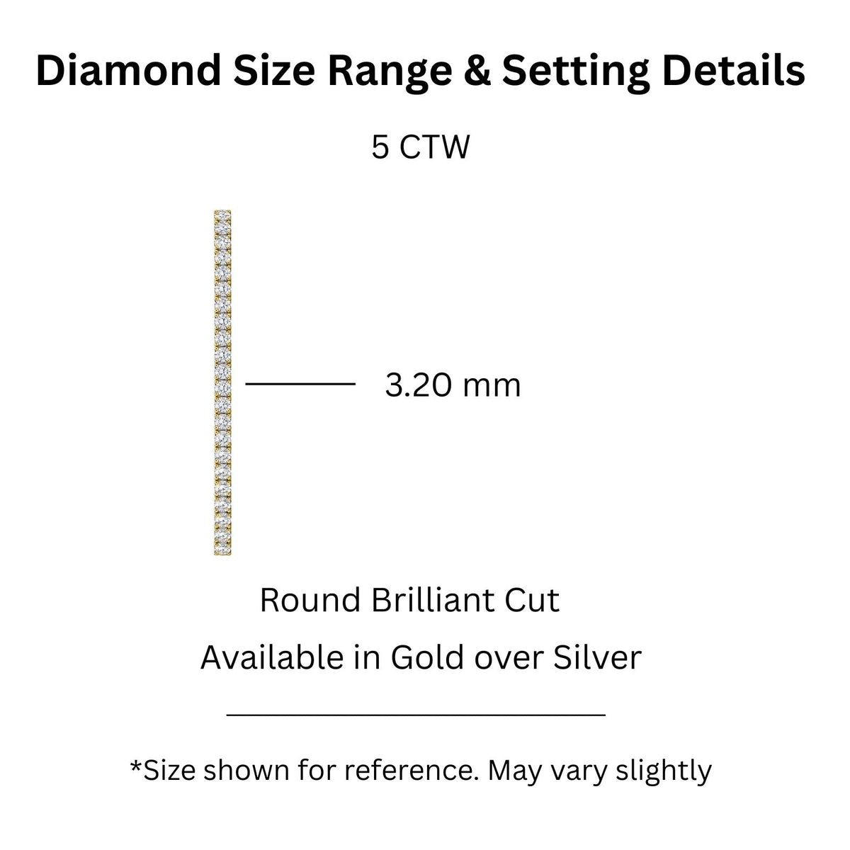 7 ct. T.W. Lab-Grown Diamond Round Tennis Bracelet in Sterling Silver or 14K Gold over Silver