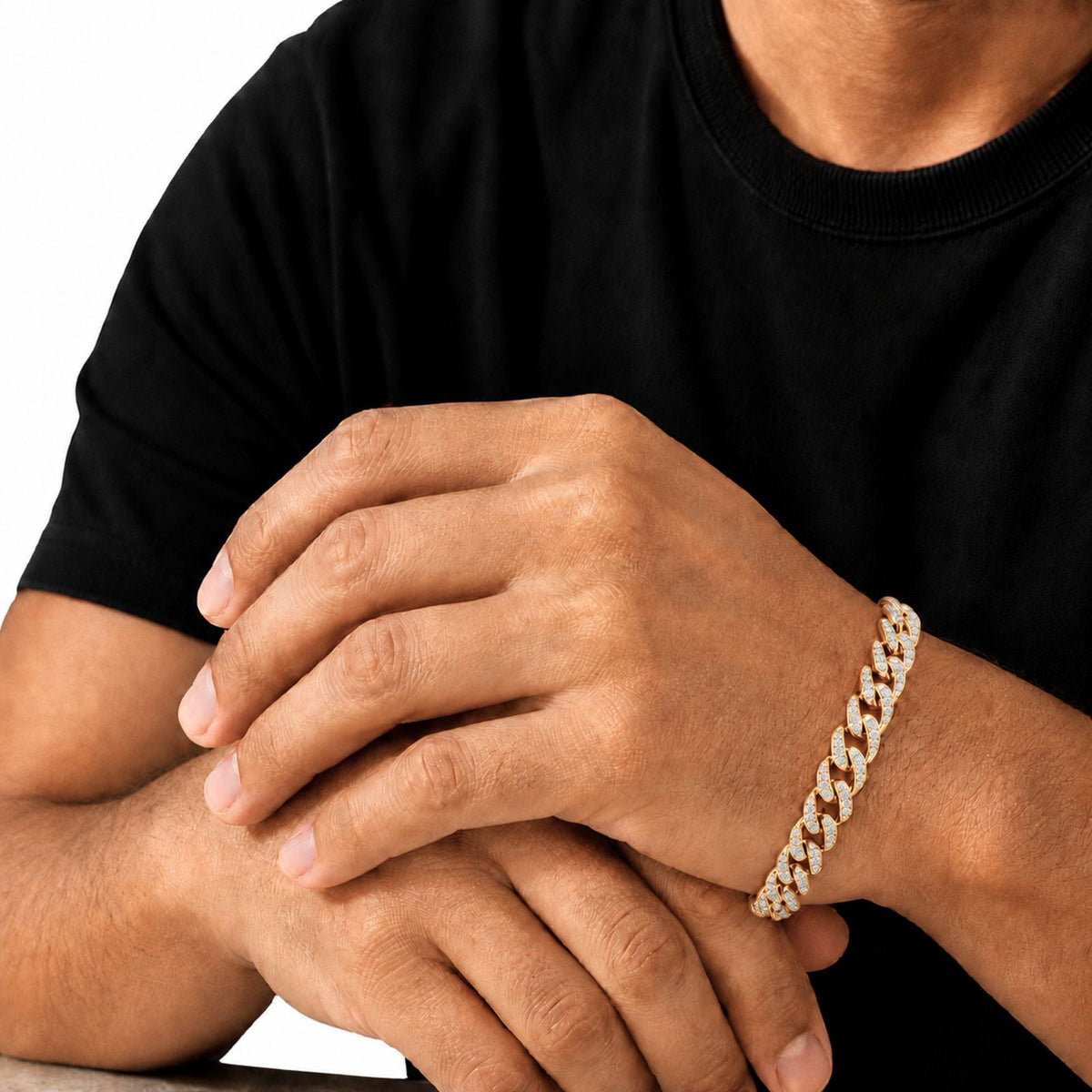 5 ct. T.W. Lab-Grown Diamond Round Chain Bracelet in Sterling Silver or 14K Gold over Silver