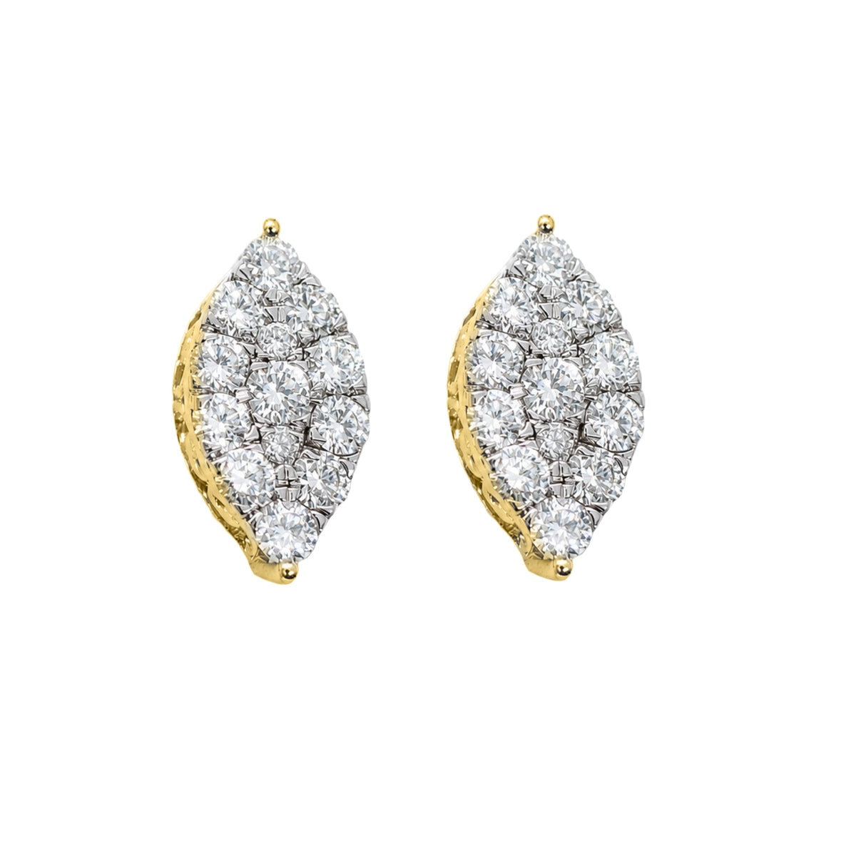 1 ct. T.W. Lab-Grown Diamond Round Stud Earrings in Sterling Silver or 14K Gold over Silver