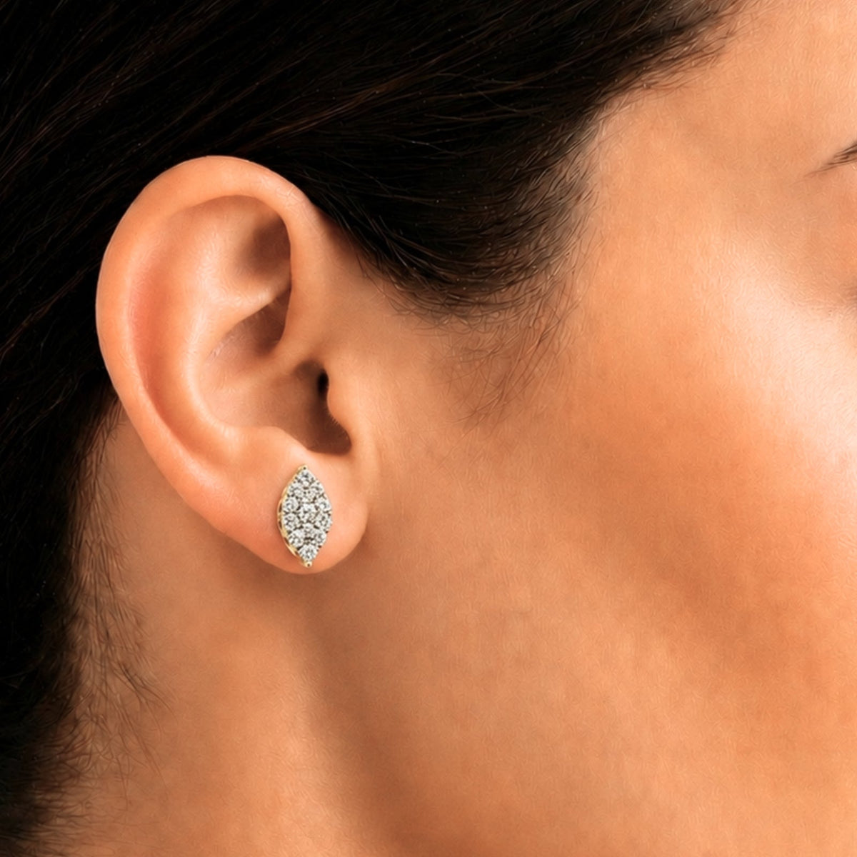 1 ct. T.W. Lab-Grown Diamond Round Stud Earrings in Sterling Silver or 14K Gold over Silver