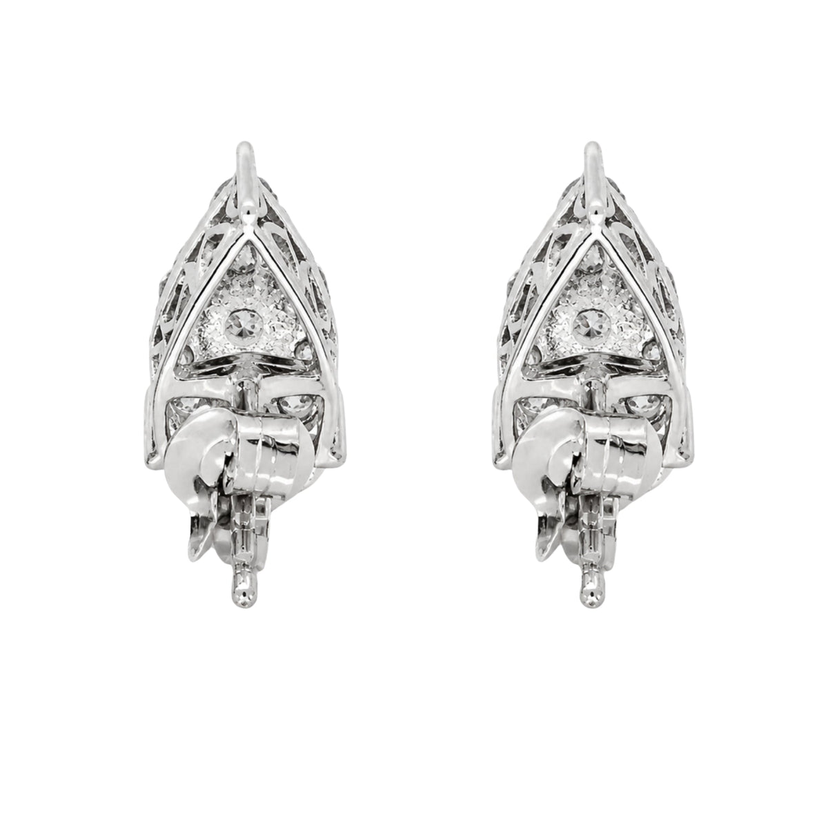 1 ct. T.W. Lab-Grown Diamond Round Stud Earrings in Sterling Silver or 14K Gold over Silver