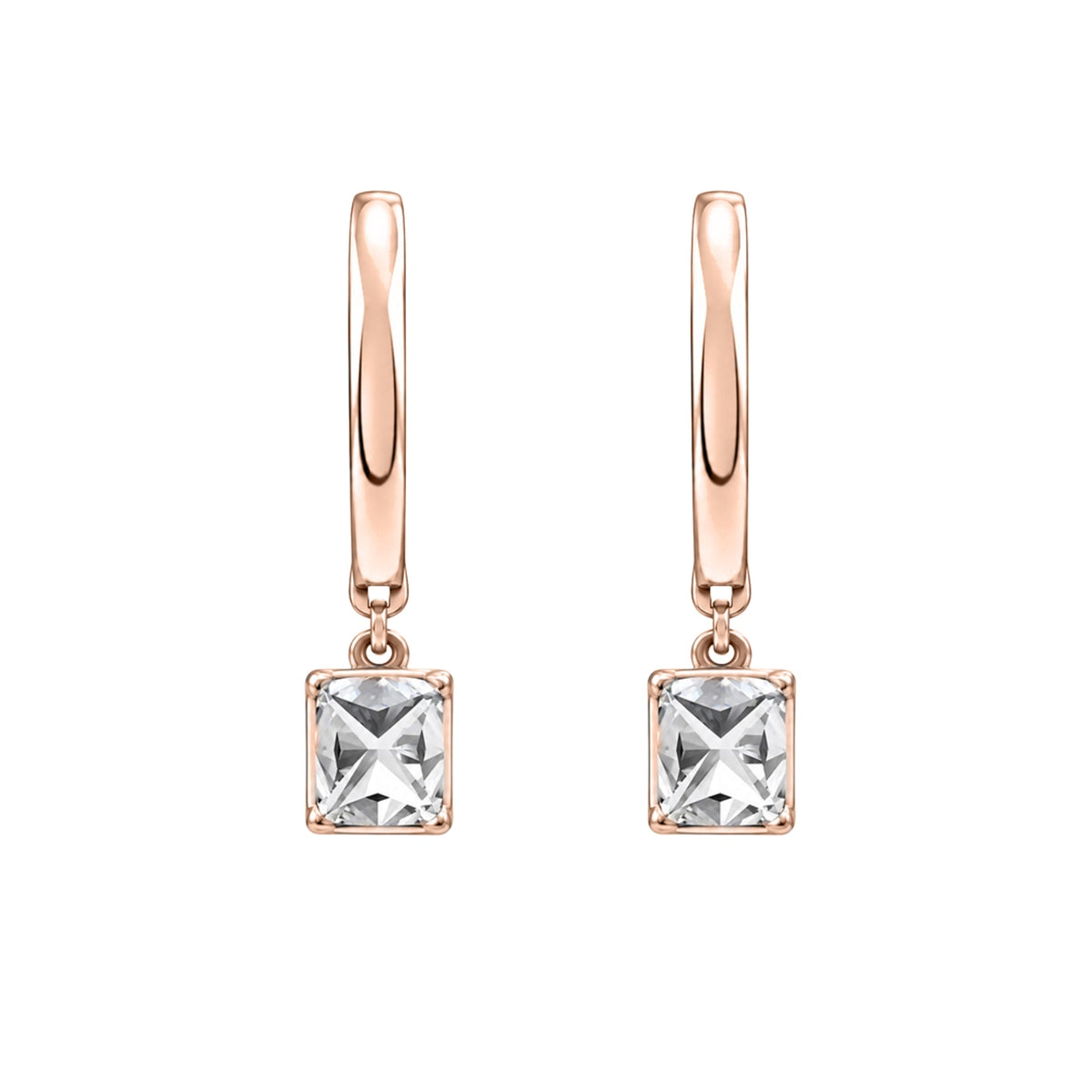 Lab-Grown Diamond Hoop Earrings in 14K White Gold or 14K Yellow Gold