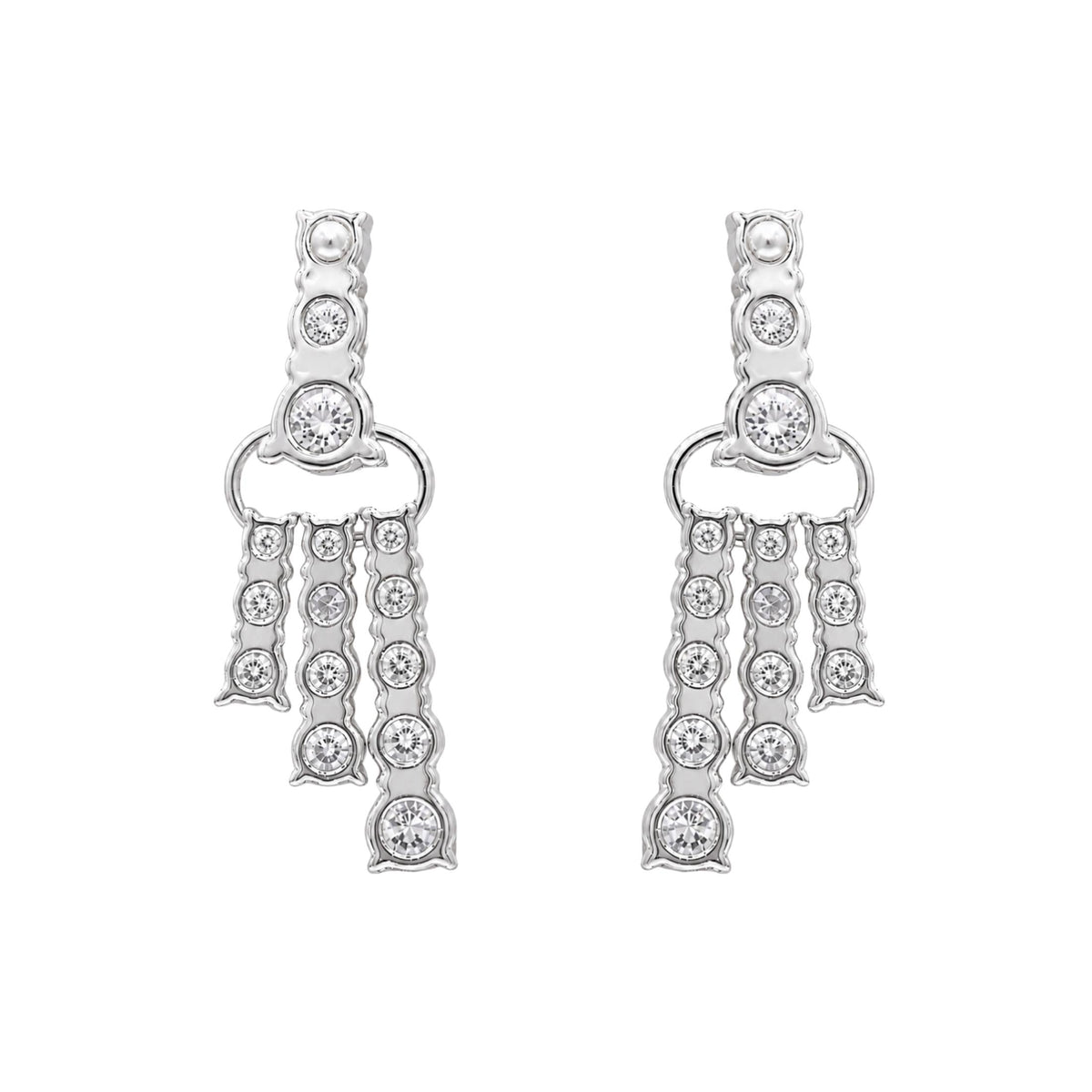 2 ct. T.W. Lab-Grown Diamond Round Drop Earrings in Sterling Silver or 14K Gold over Silver