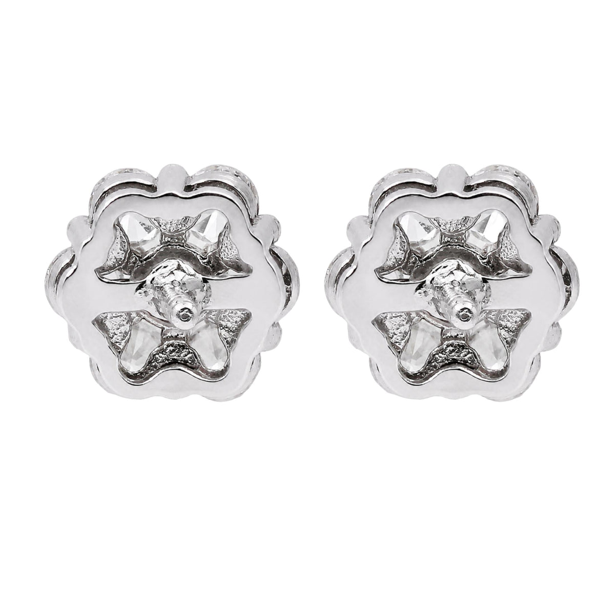 1 ct. T.W. Lab-Grown Diamond Round Stud Earrings in Sterling Silver or 14K Gold over Silver