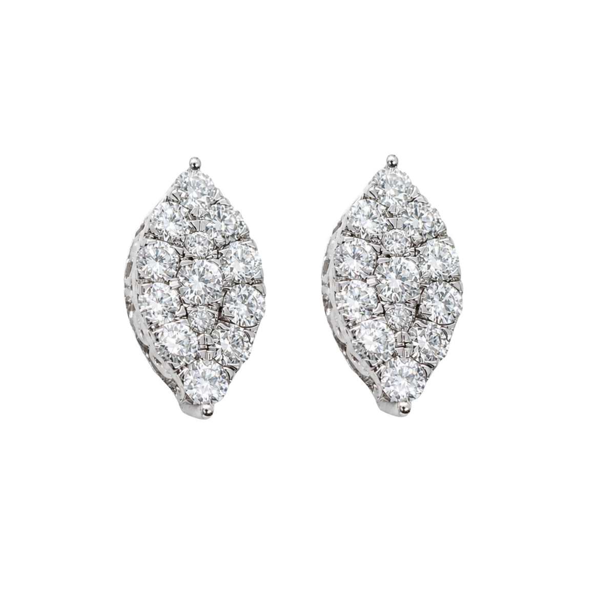 1 ct. T.W. Lab-Grown Diamond Round Stud Earrings in Sterling Silver or 14K Gold over Silver