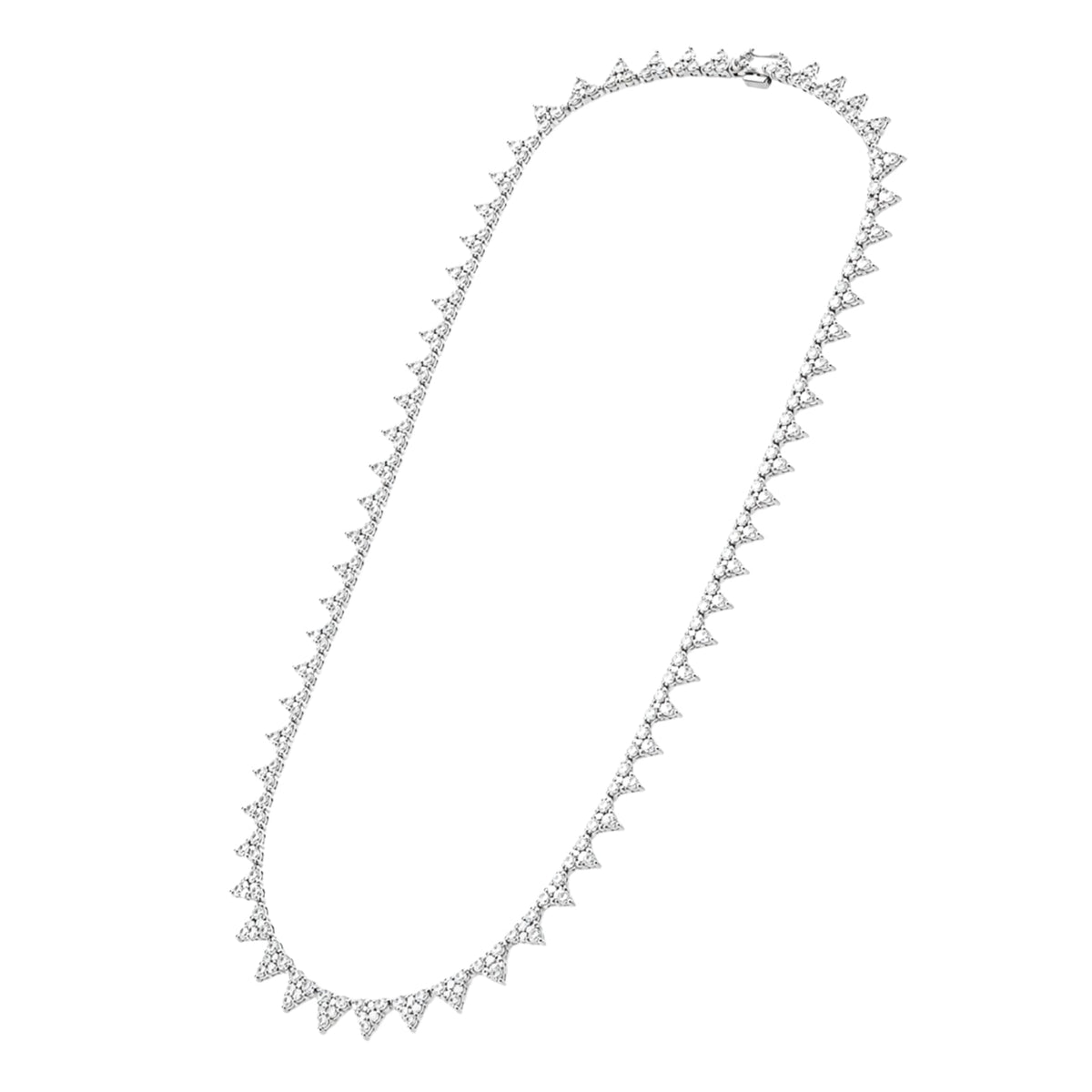 10 ct. T.W. Lab-Grown Diamond Round Pendant Necklace in Sterling Silver