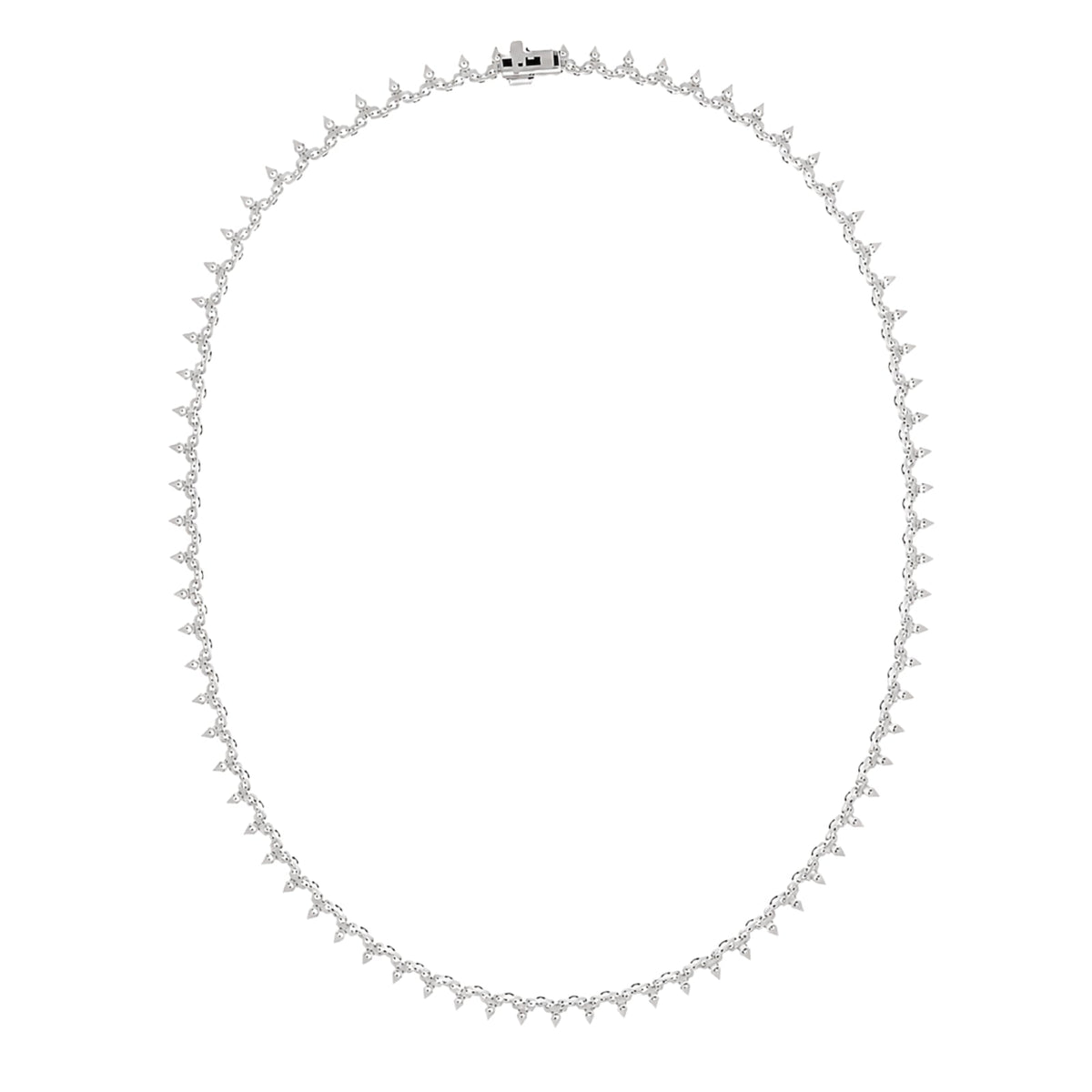 10 ct. T.W. Lab-Grown Diamond Round Pendant Necklace in Sterling Silver