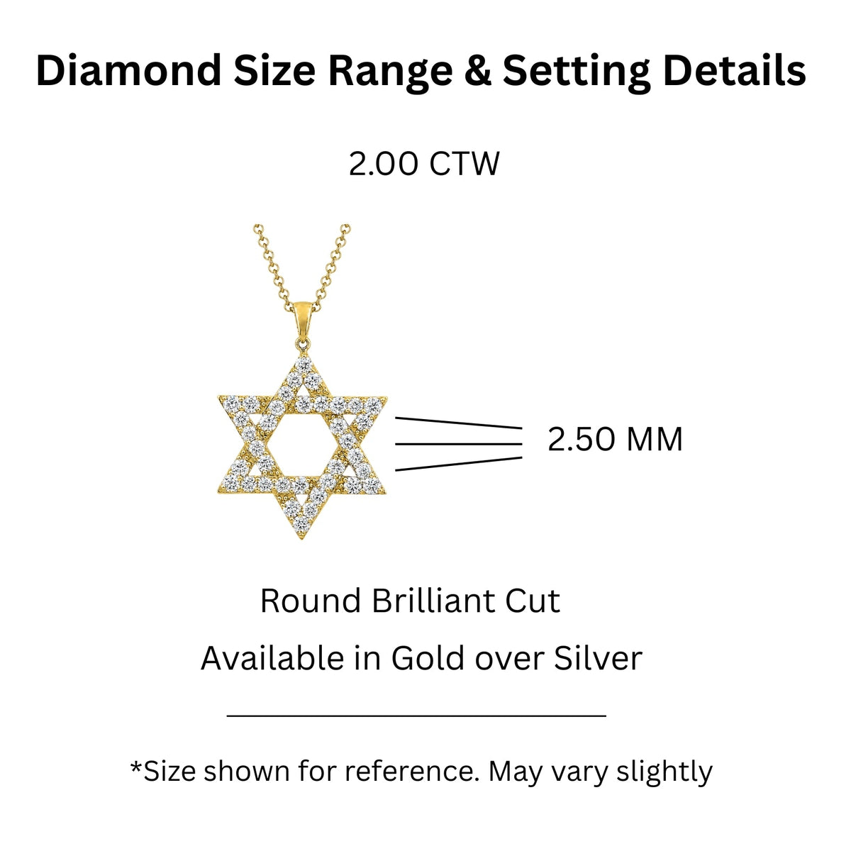 2 ct. T.W. Lab-Grown Diamond Round Pendant Necklace in Sterling Silver or 14K Gold over Silver