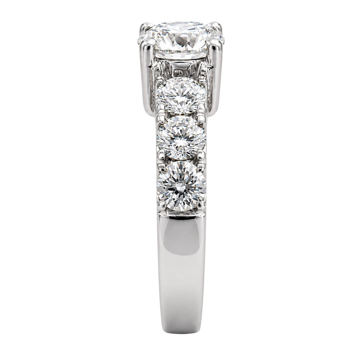 3 ct. T.W. Lab-Grown Diamond Round Engagement Ring in 14K White Gold or 14K Yellow Gold