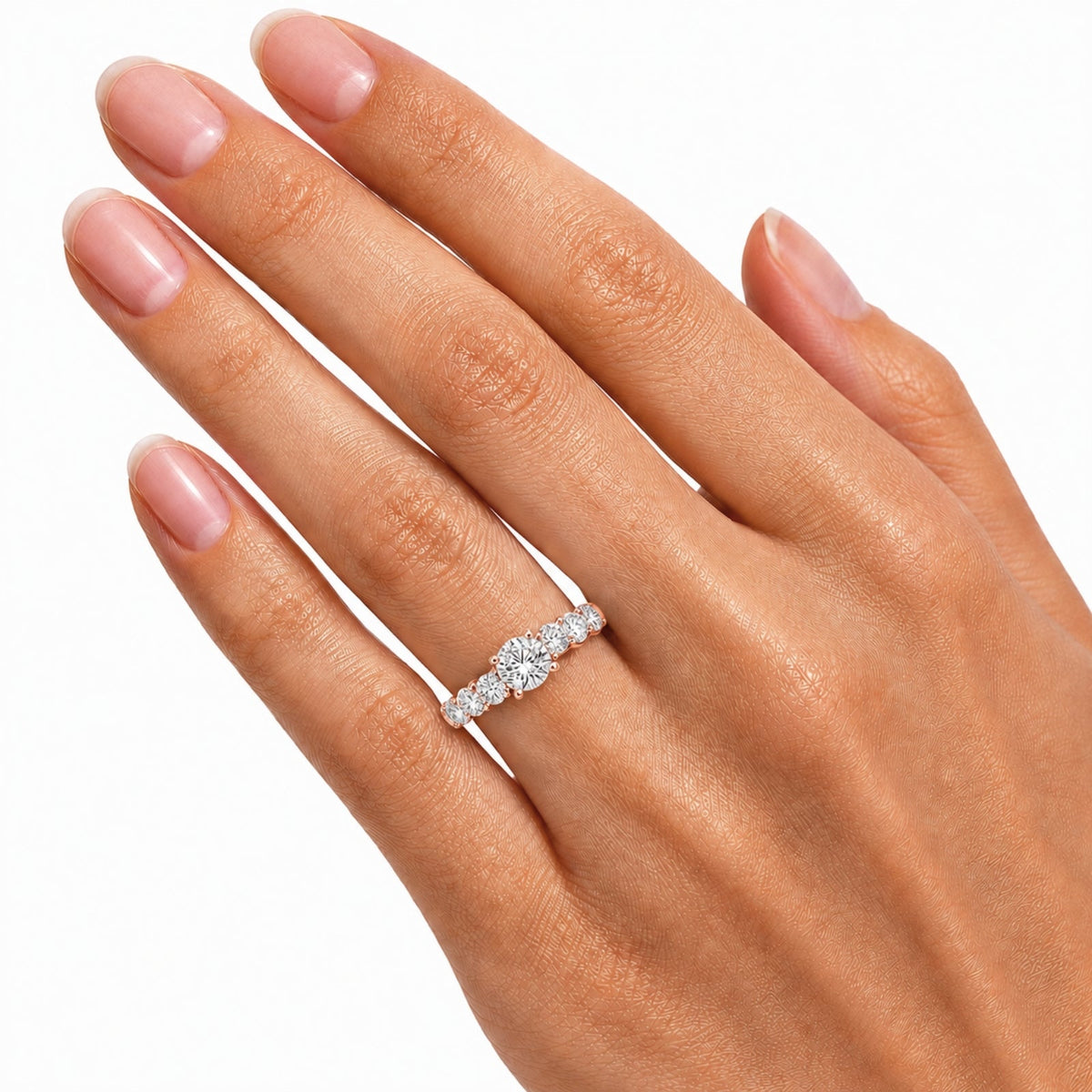 3 ct. T.W. Lab-Grown Diamond Round Engagement Ring in 14K White Gold or 14K Yellow Gold
