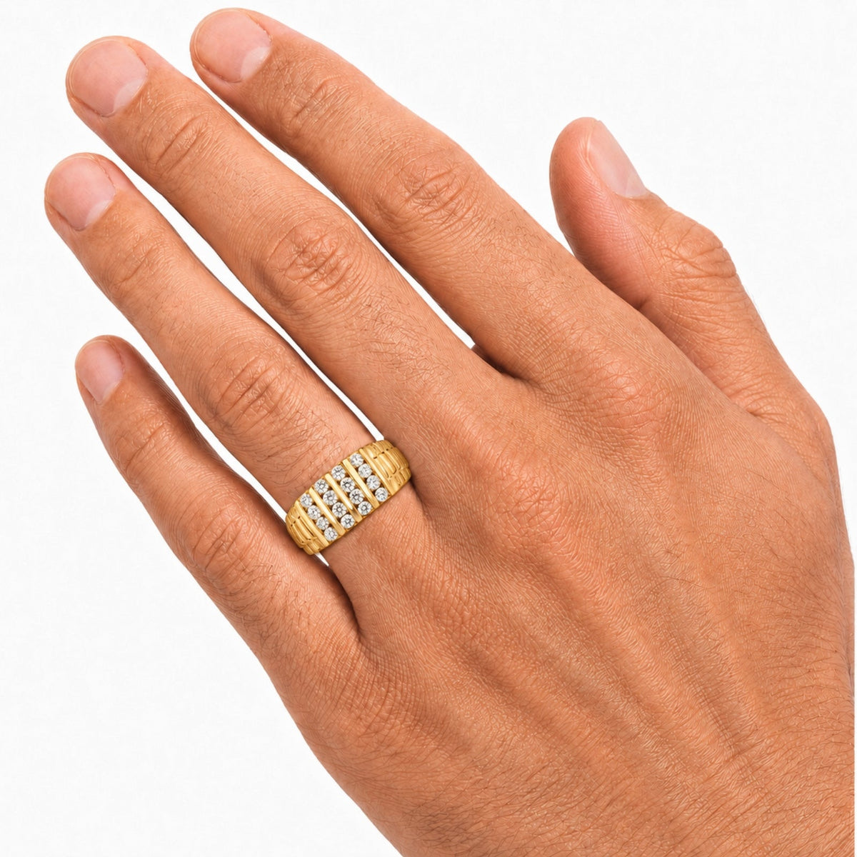 1 ct. T.W. Lab-Grown Diamond Round Engagement Ring in 14K White Gold or 14K Yellow Gold