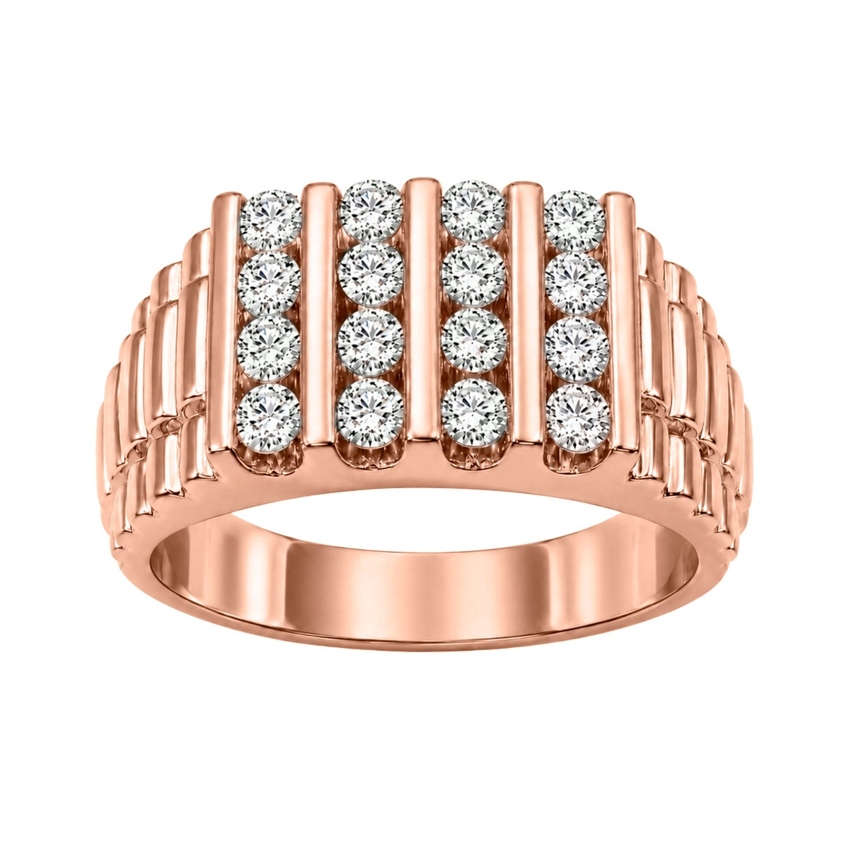 1 ct. T.W. Lab-Grown Diamond Round Engagement Ring in 14K White Gold or 14K Yellow Gold