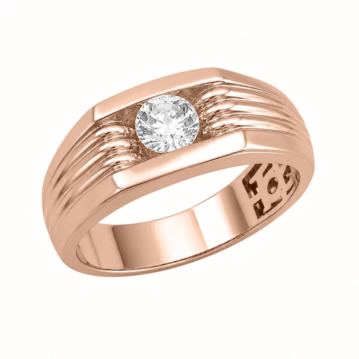 1 ct. T.W. Lab-Grown Diamond Round Engagement Ring in 14K White Gold or 14K Yellow Gold
