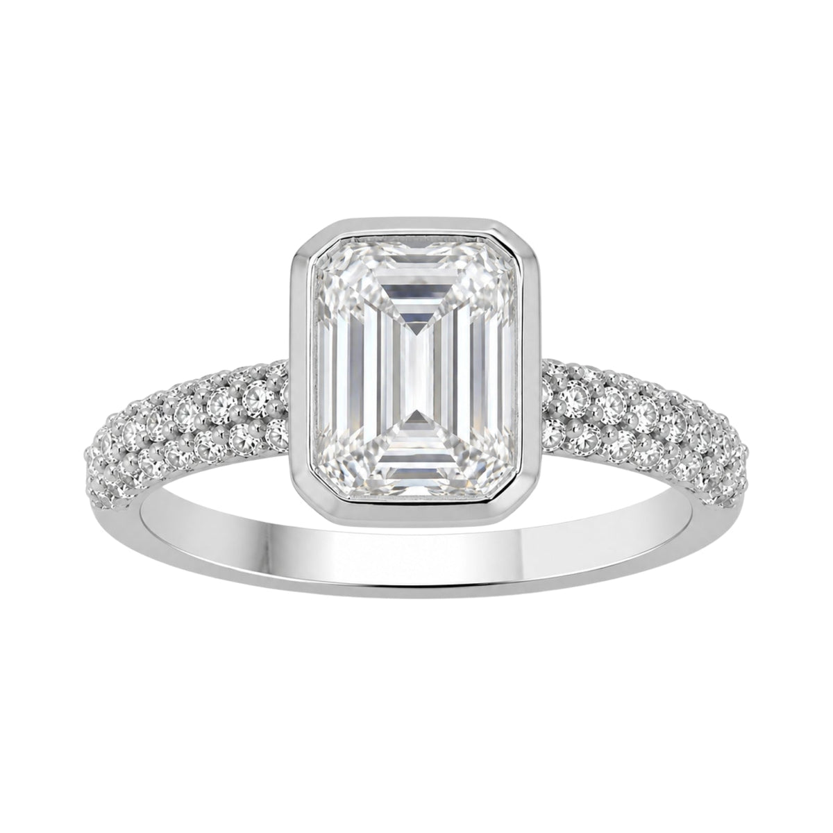 1.5 ct. T.W. Lab-Grown Diamond Round Solitaire Wedding Ring in 14K White Gold or 14K Yellow Gold
