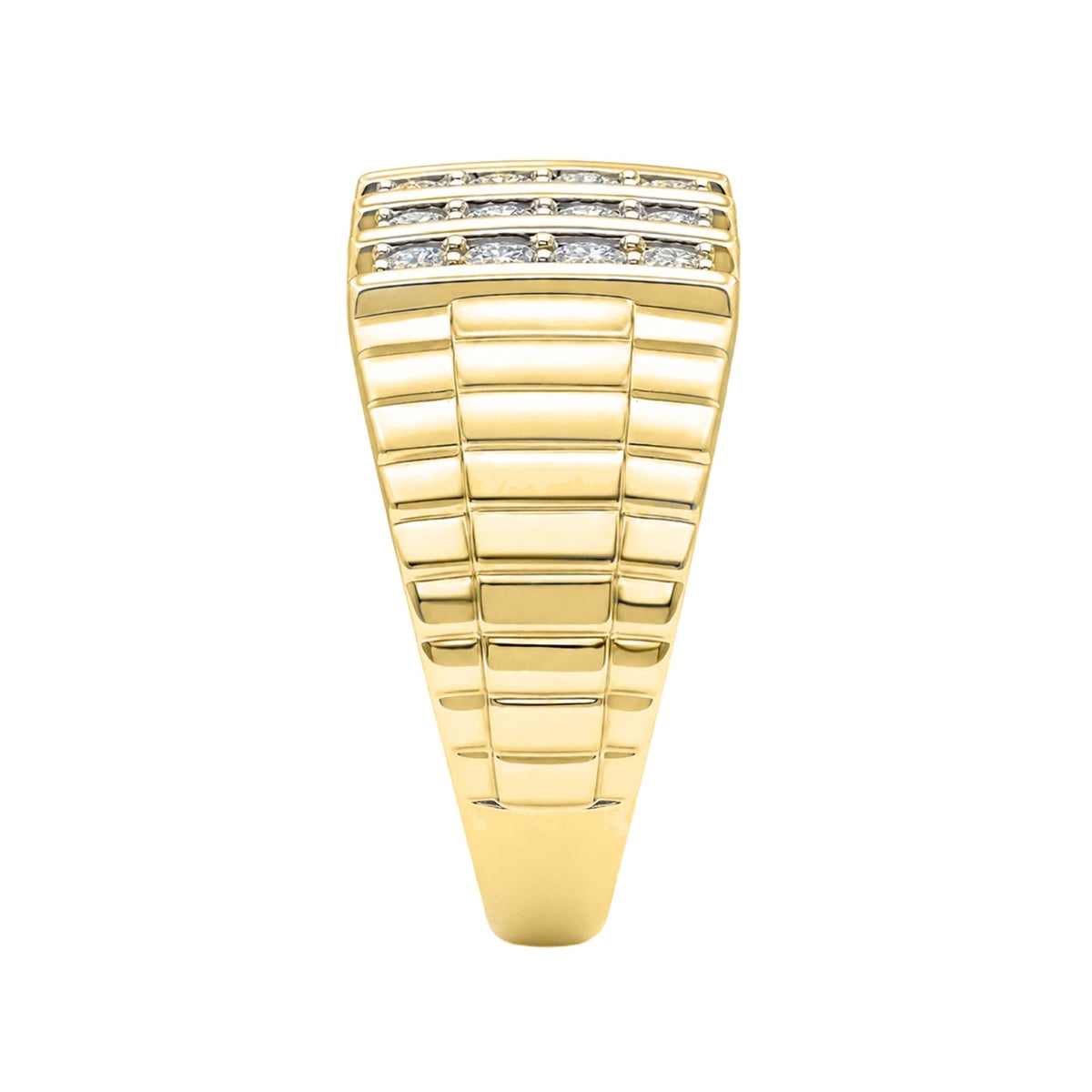 1 ct. T.W. Lab-Grown Diamond Round Engagement Ring in Sterling Silver or 14K Gold over Silver