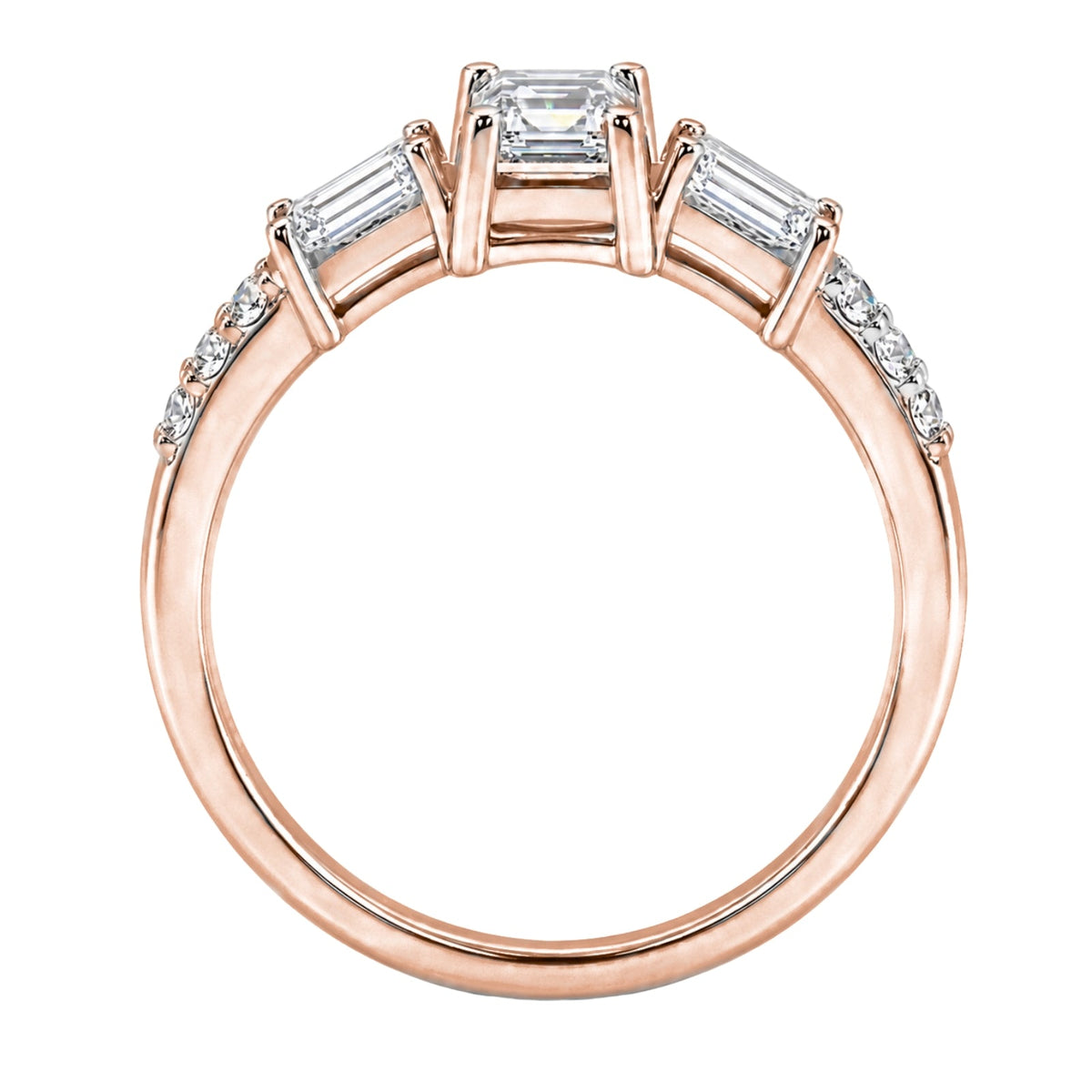 1 ct. T.W. Lab-Grown Diamond Round Engagement Ring in 14K White Gold or 14K Yellow Gold