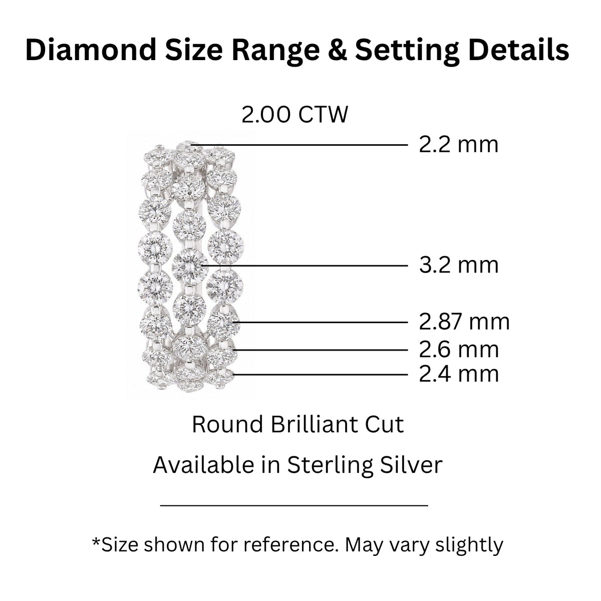2 ct. T.W. Lab-Grown Diamond Round Engagement Ring in Sterling Silver or 14K Gold over Silver