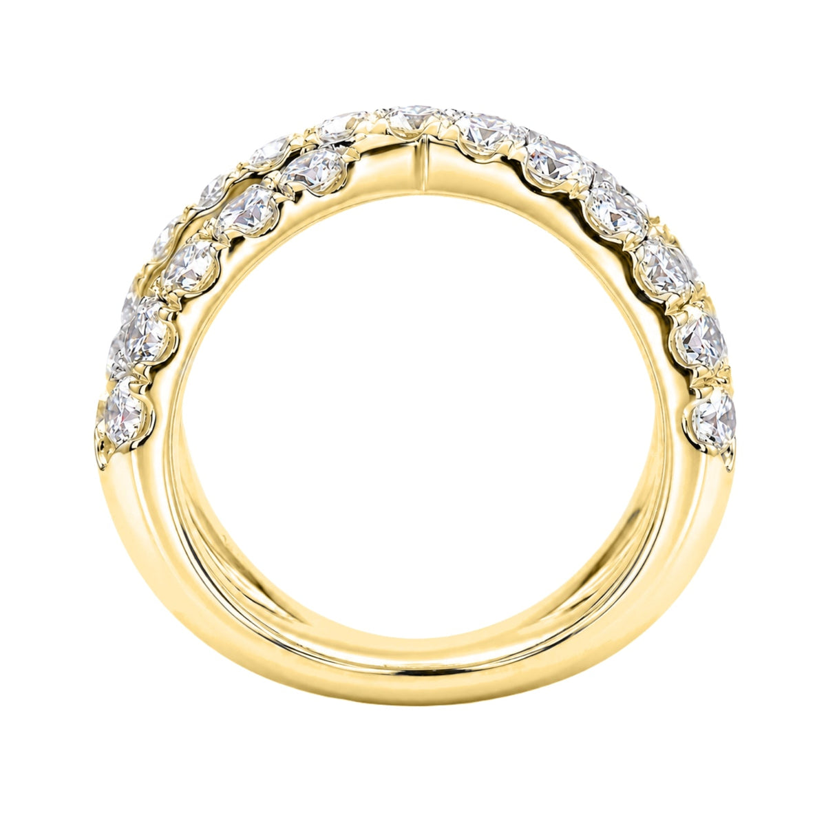 1 ct. T.W. Lab-Grown Diamond Round Engagement Ring in Sterling Silver or 14K Gold over Silver