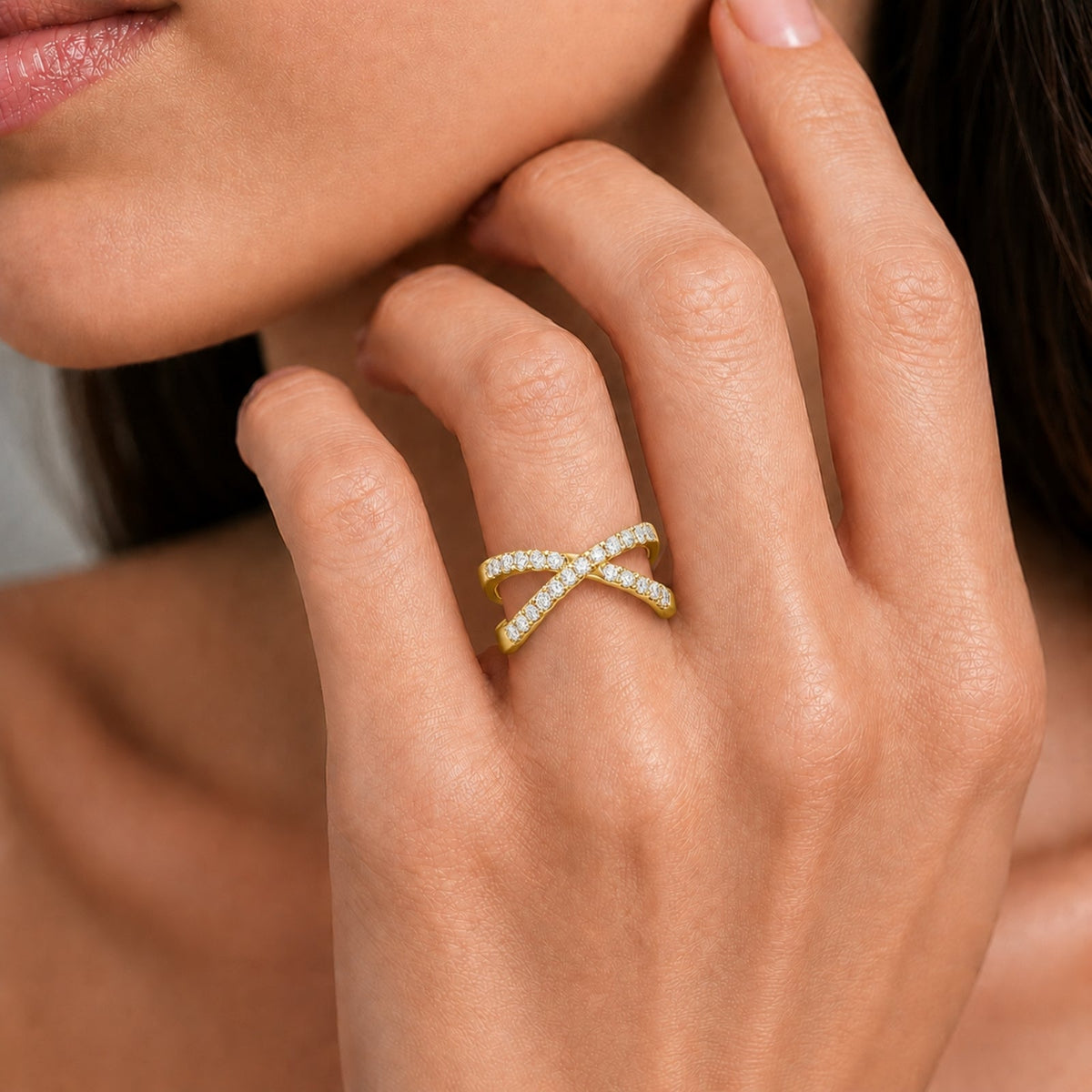 1 ct. T.W. Lab-Grown Diamond Round Engagement Ring in Sterling Silver or 14K Gold over Silver