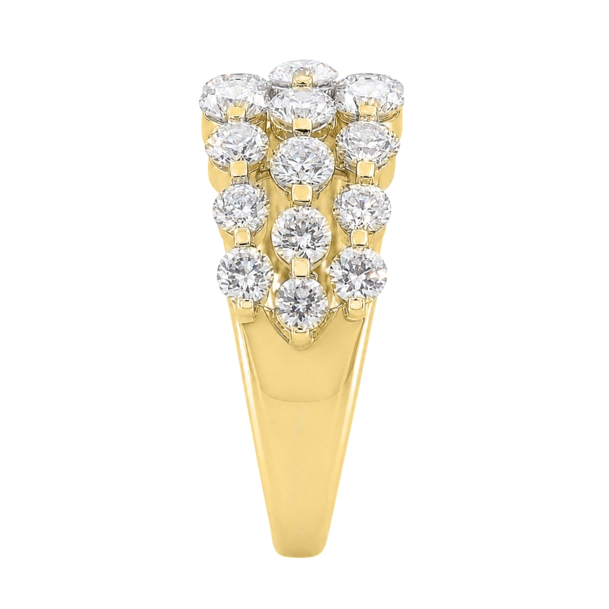 2 ct. T.W. Lab-Grown Diamond Round Engagement Ring in Sterling Silver or 14K Gold over Silver