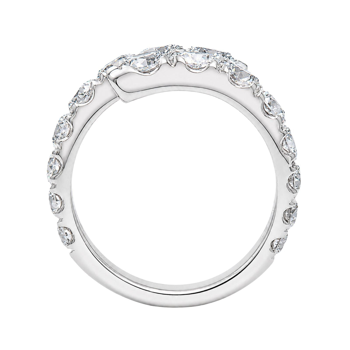 2 ct. T.W. Lab-Grown Diamond Round Statement Ring in Sterling Silver or 14K Gold over Silver