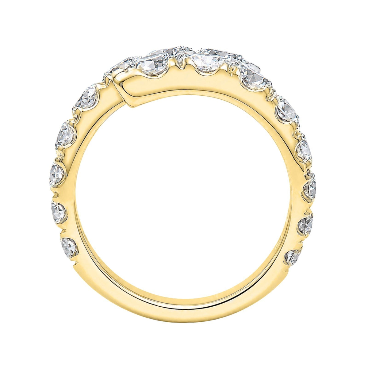 2 ct. T.W. Lab-Grown Diamond Round Statement Ring in Sterling Silver or 14K Gold over Silver