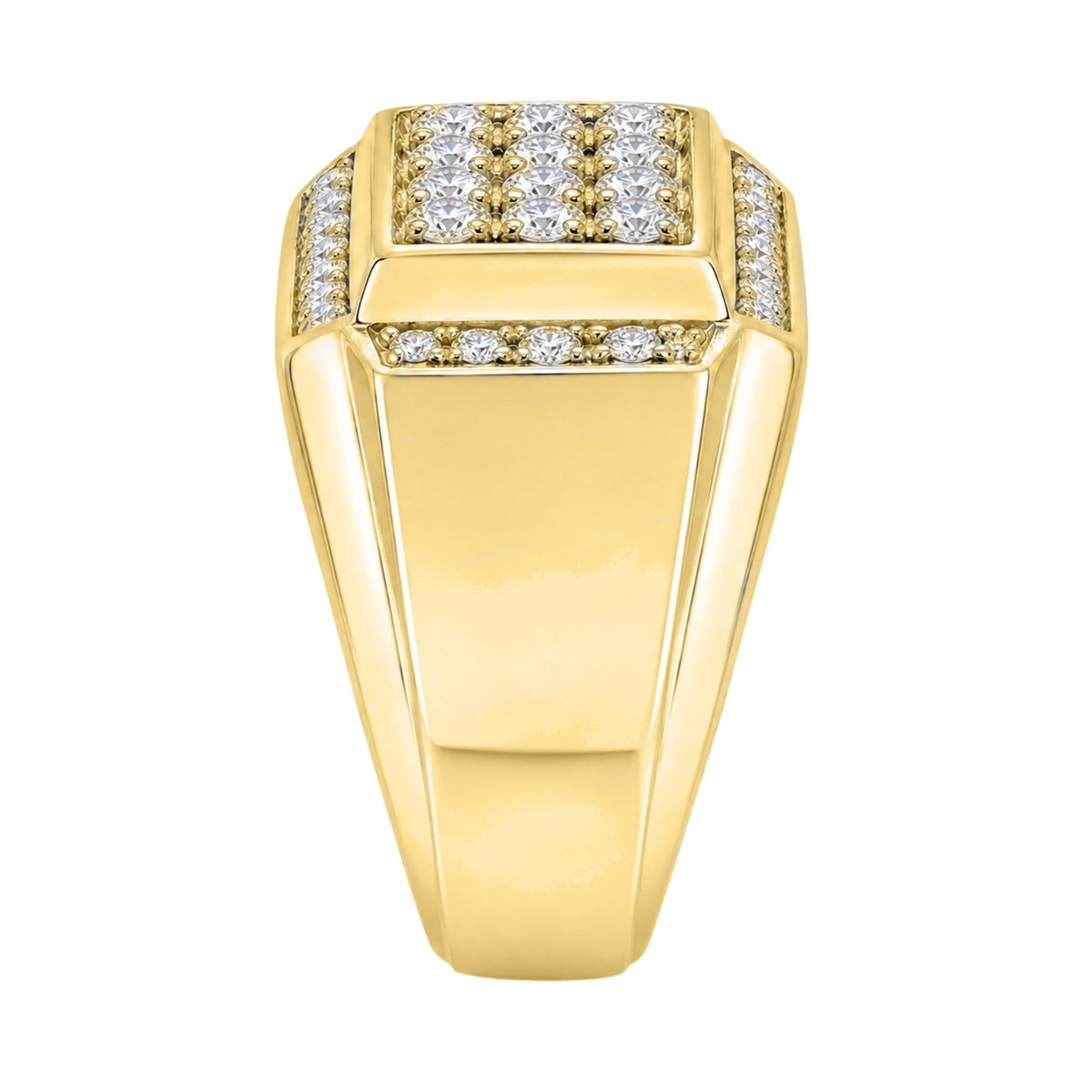 1 ct. T.W. Lab-Grown Diamond Round Engagement Ring in Sterling Silver or 14K Gold over Silver