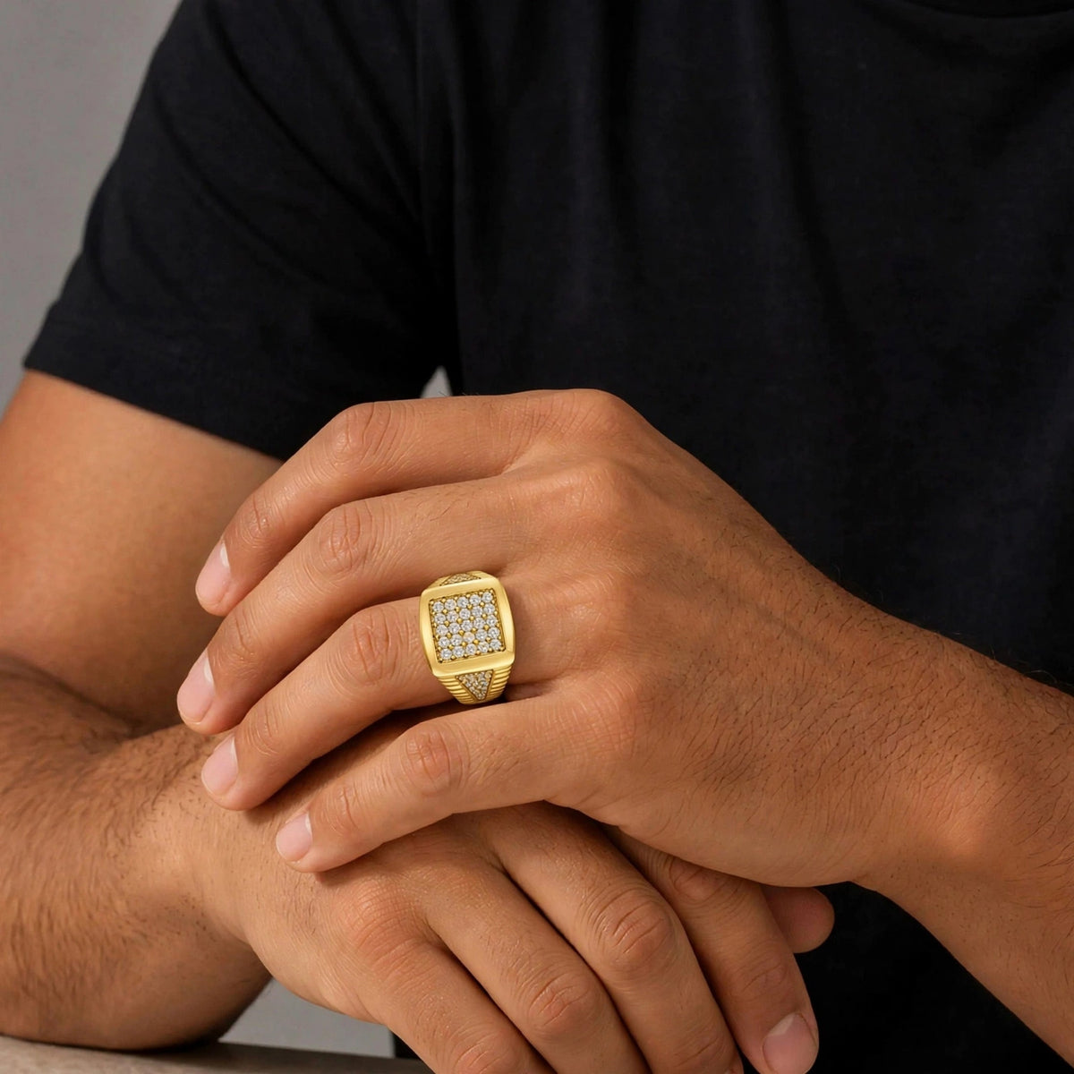 1 ct. T.W. Lab-Grown Diamond Round Engagement Ring in Sterling Silver or 14K Gold over Silver