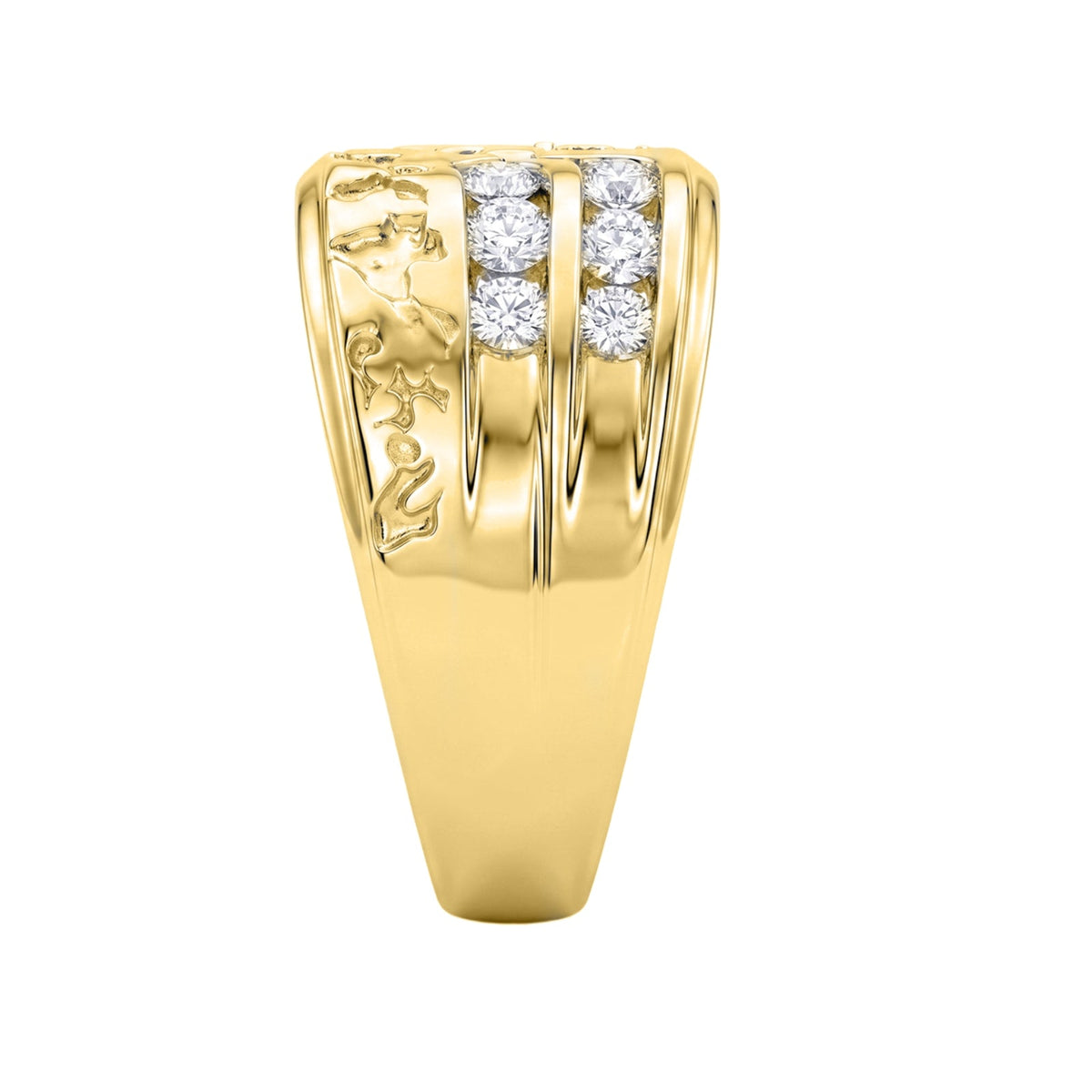 1 ct. T.W. Lab-Grown Diamond Round Engagement Ring in Sterling Silver or 14K Gold over Silver