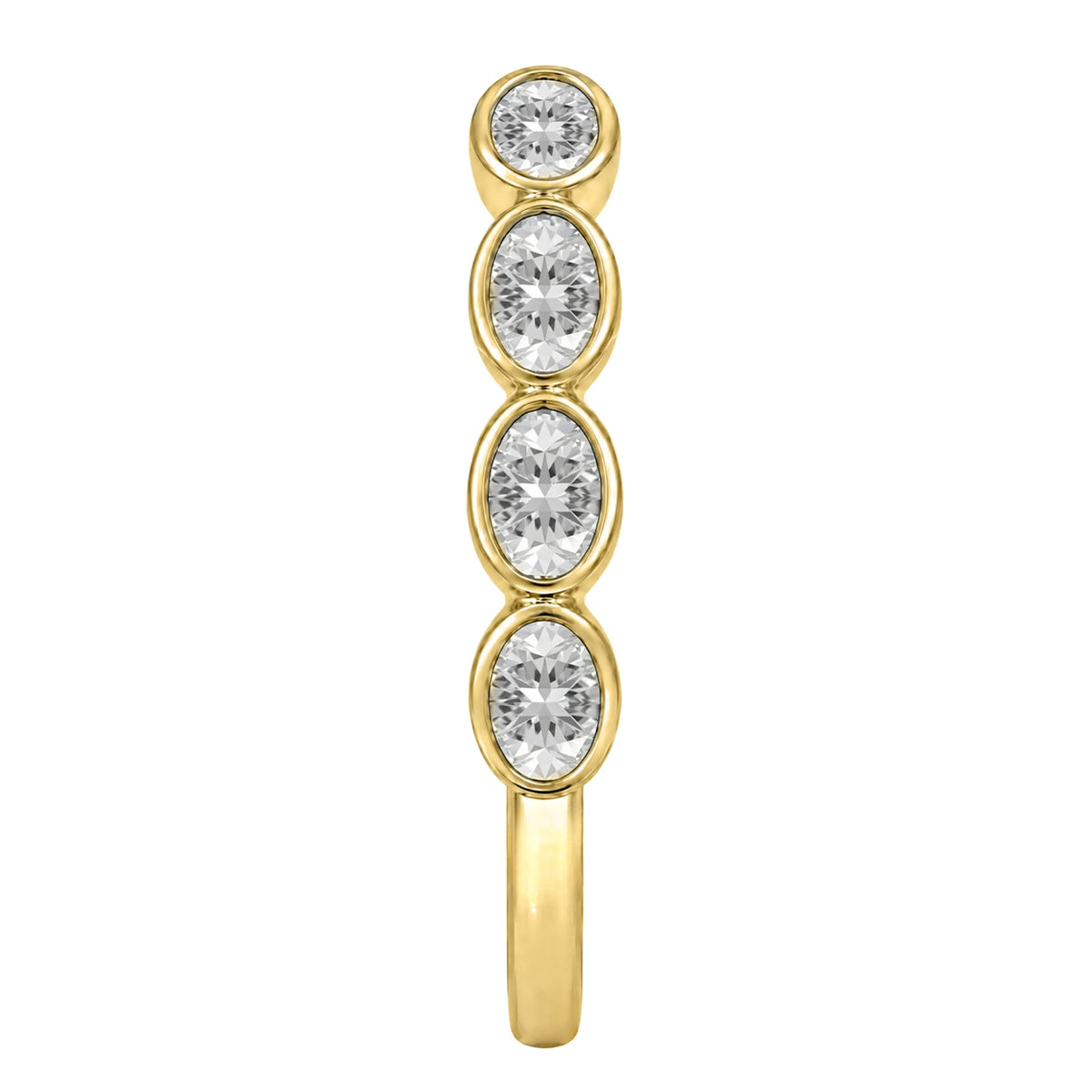 Lab-Grown Diamond Round 7 Stone Ring in 14K White Gold or 14K Yellow Gold