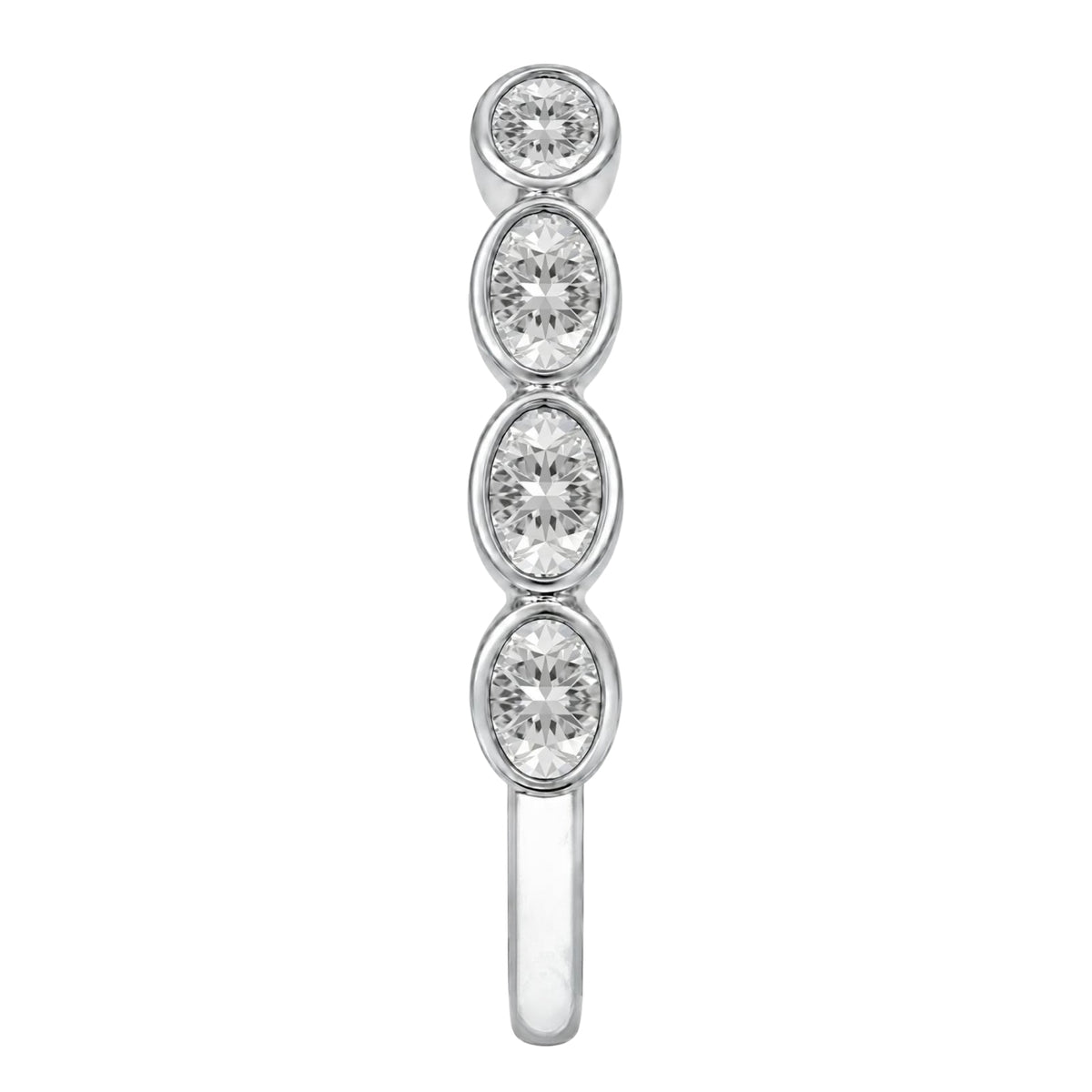 Lab-Grown Diamond Round 7 Stone Ring in 14K White Gold or 14K Yellow Gold