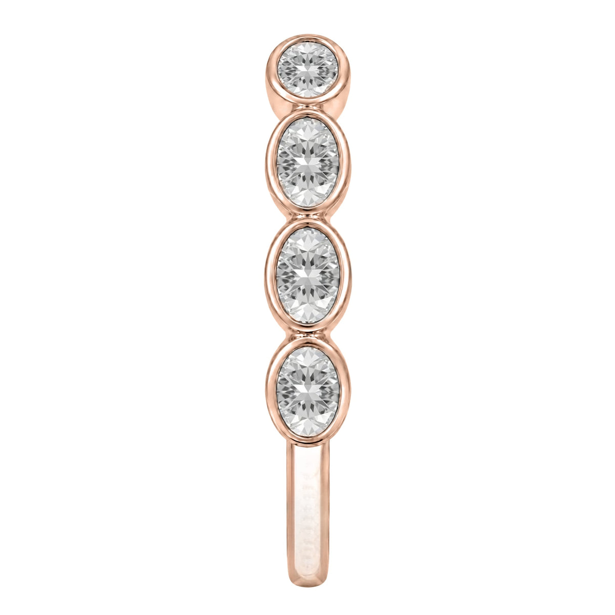 Lab-Grown Diamond Round 7 Stone Ring in 14K White Gold or 14K Yellow Gold