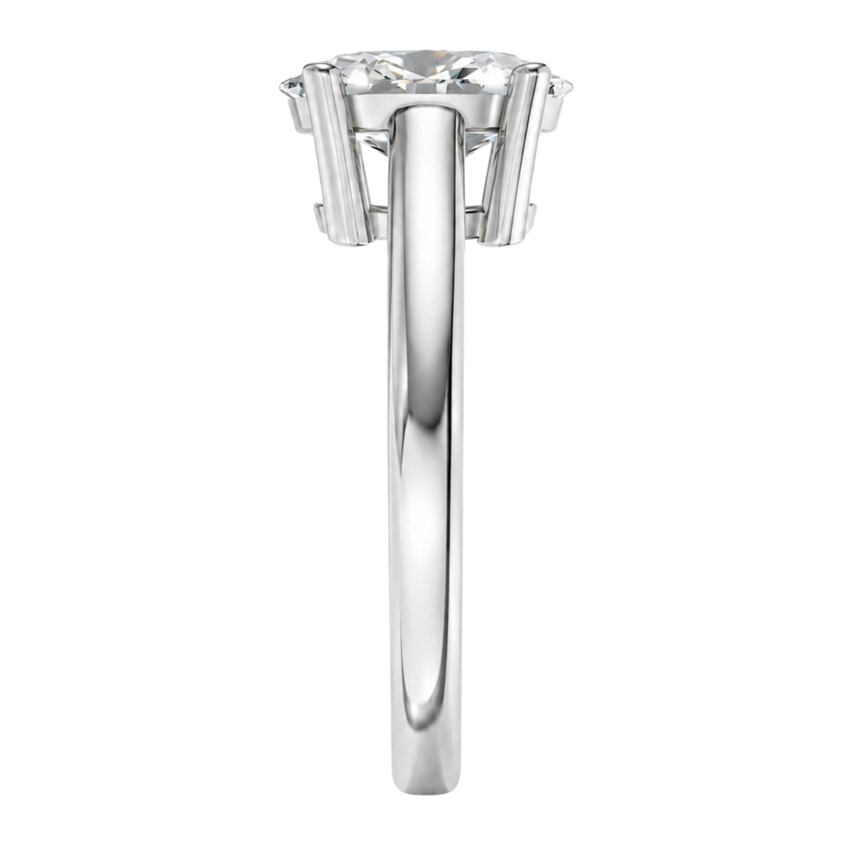 Lab-Grown Diamond Solitaire Engagement Ring in 14K White Gold or 14K Yellow Gold