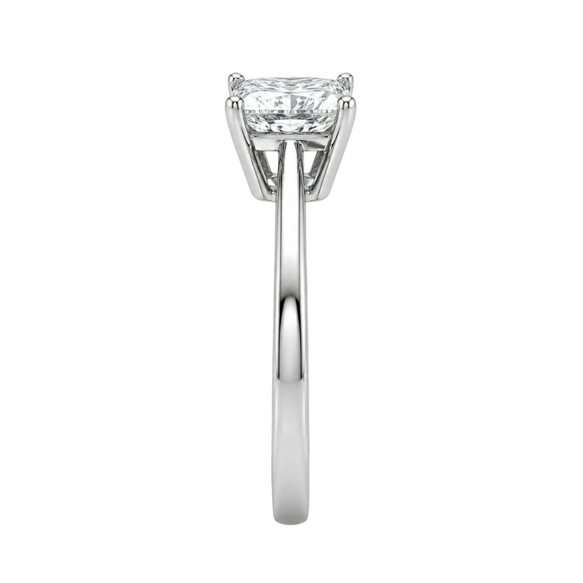 Lab-Grown Diamond Solitaire Engagement Ring in 14K White Gold or 14K Yellow Gold