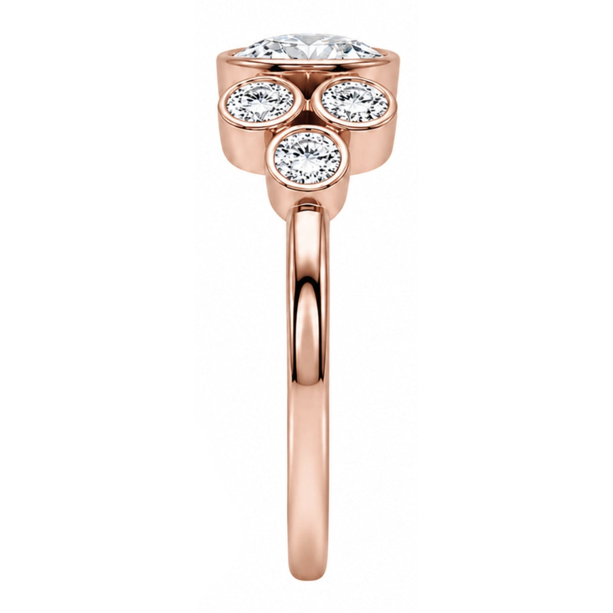 2 ct. T.W. Lab-Grown Diamond Round Seven-Stone Engagement Ring in 14K White Gold or 14K Yellow Gold