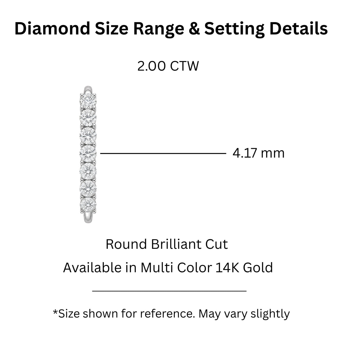 Lab-Grown Diamond Round Seven-Stone Wedding Ring in 14K White Gold or 14K Yellow Gold
