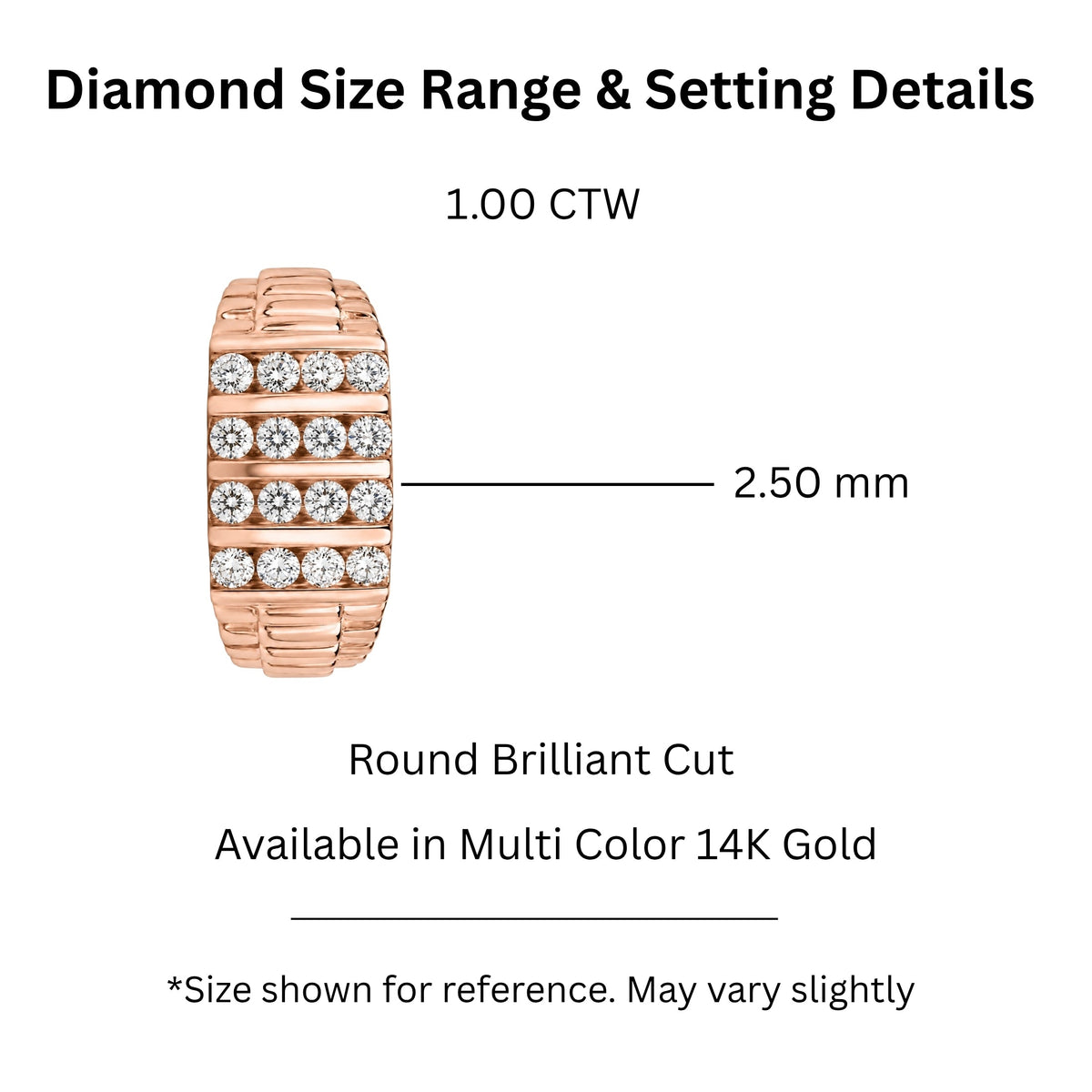 1 ct. T.W. Lab-Grown Diamond Round Engagement Ring in 14K White Gold or 14K Yellow Gold