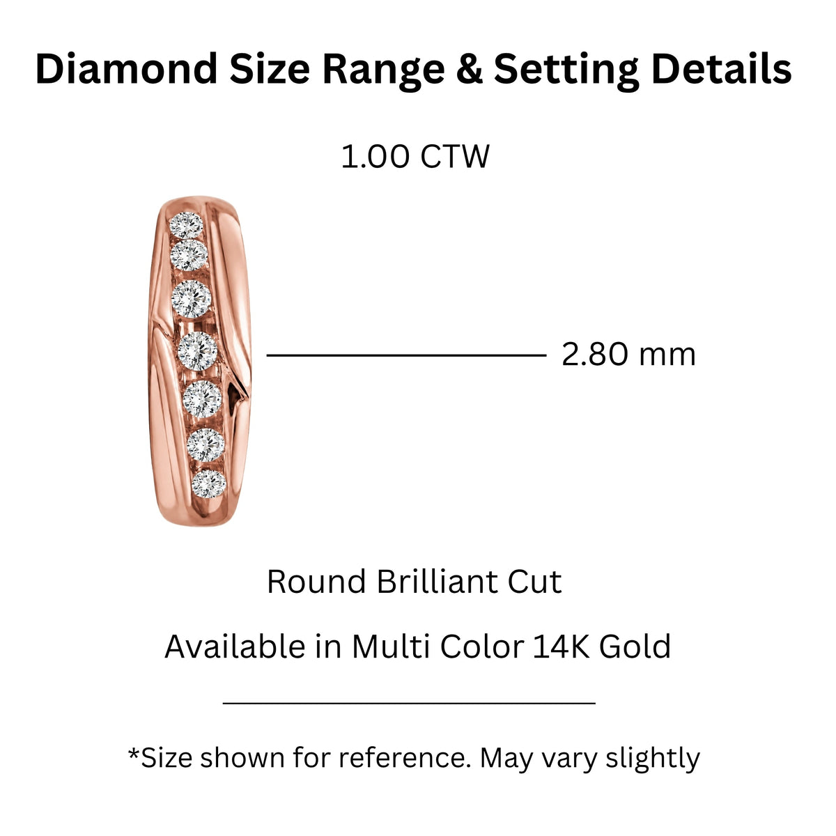 1 ct. T.W. Lab-Grown Diamond Round Seven-Stone Engagement Ring in 14K White Gold or 14K Yellow Gold
