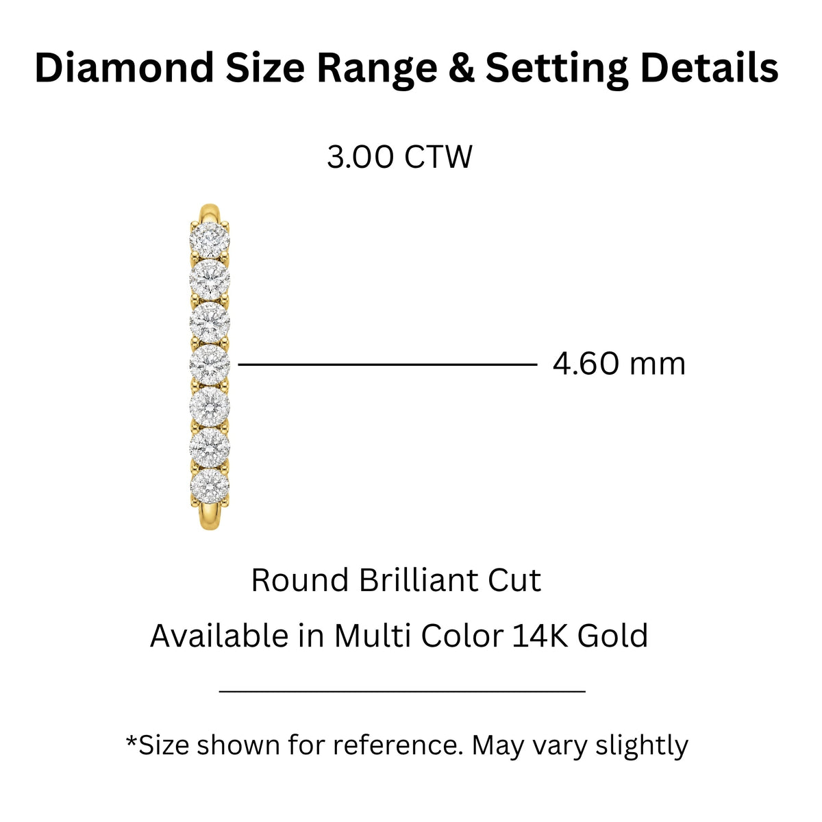 Lab-Grown Diamond Round Seven-Stone Wedding Ring in 14K White Gold or 14K Yellow Gold