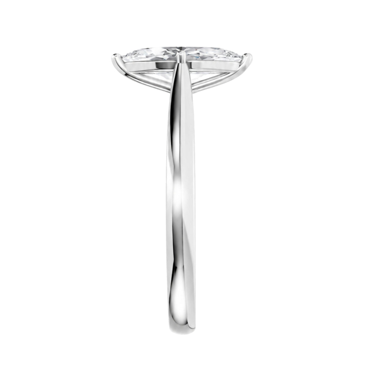 Lab-Grown Diamond Solitaire Engagement Ring in 14K White Gold or 14K Yellow Gold