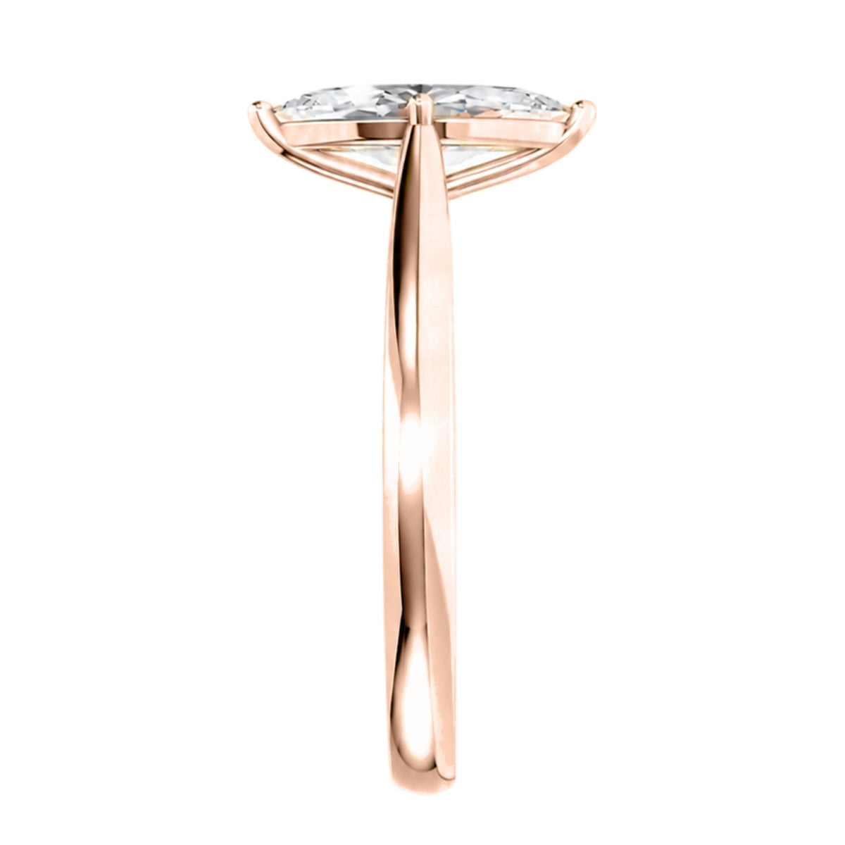 Lab-Grown Diamond Solitaire Engagement Ring in 14K White Gold or 14K Yellow Gold