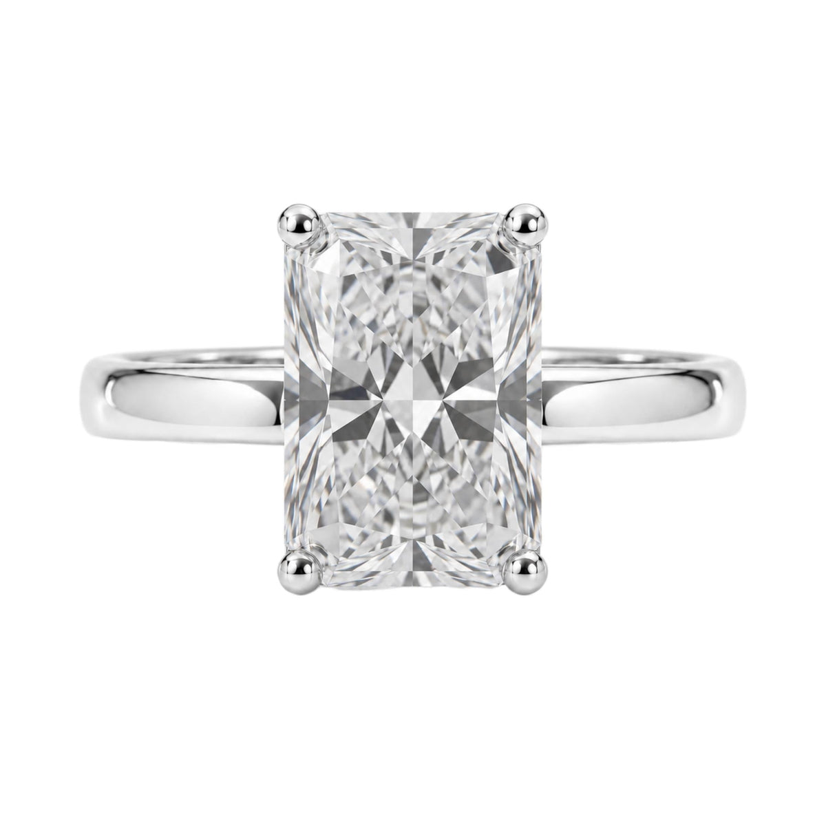 Lab-Grown Diamond Solitaire Engagement Ring in 14K White Gold or 14K Yellow Gold