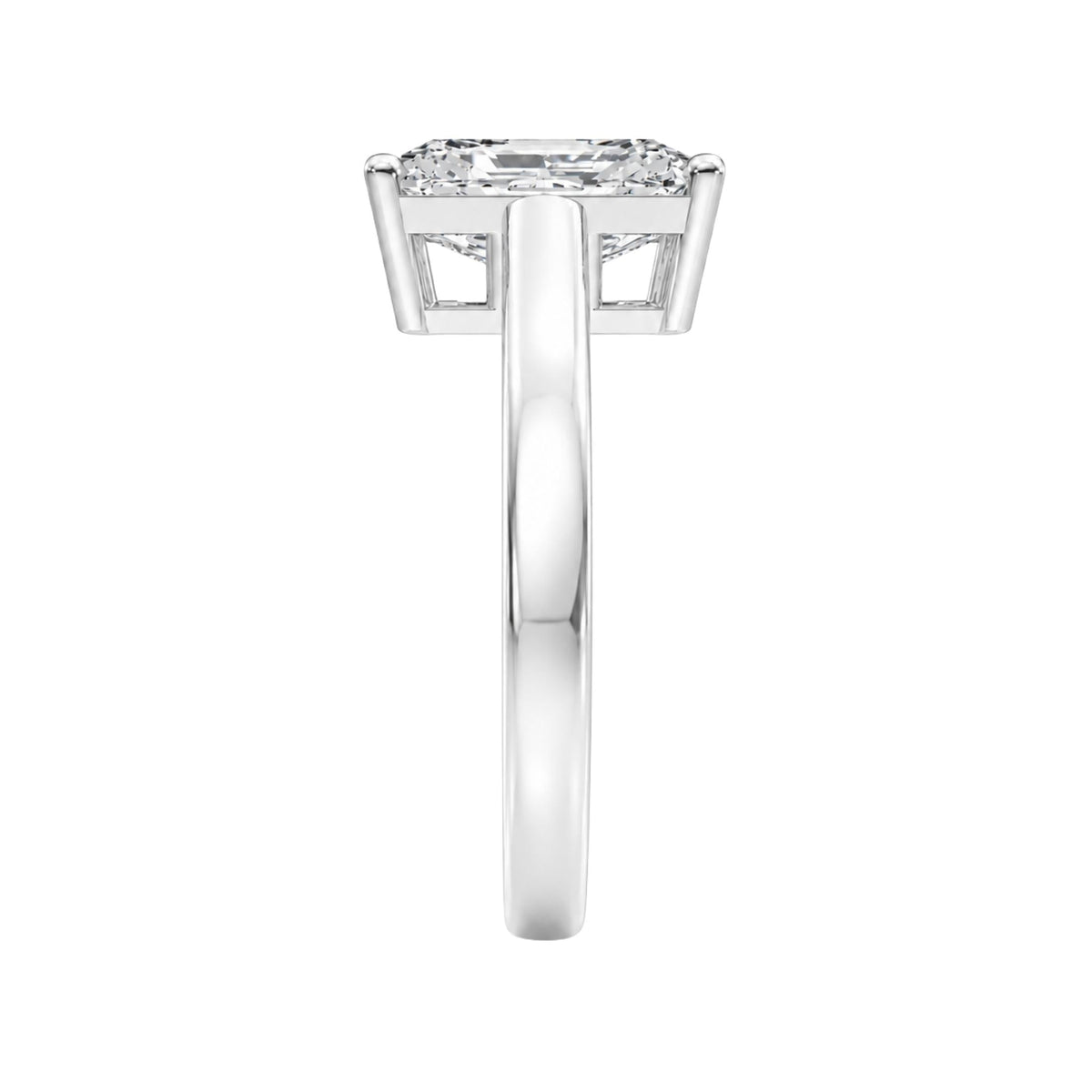 Lab-Grown Diamond Solitaire Engagement Ring in 14K White Gold or 14K Yellow Gold