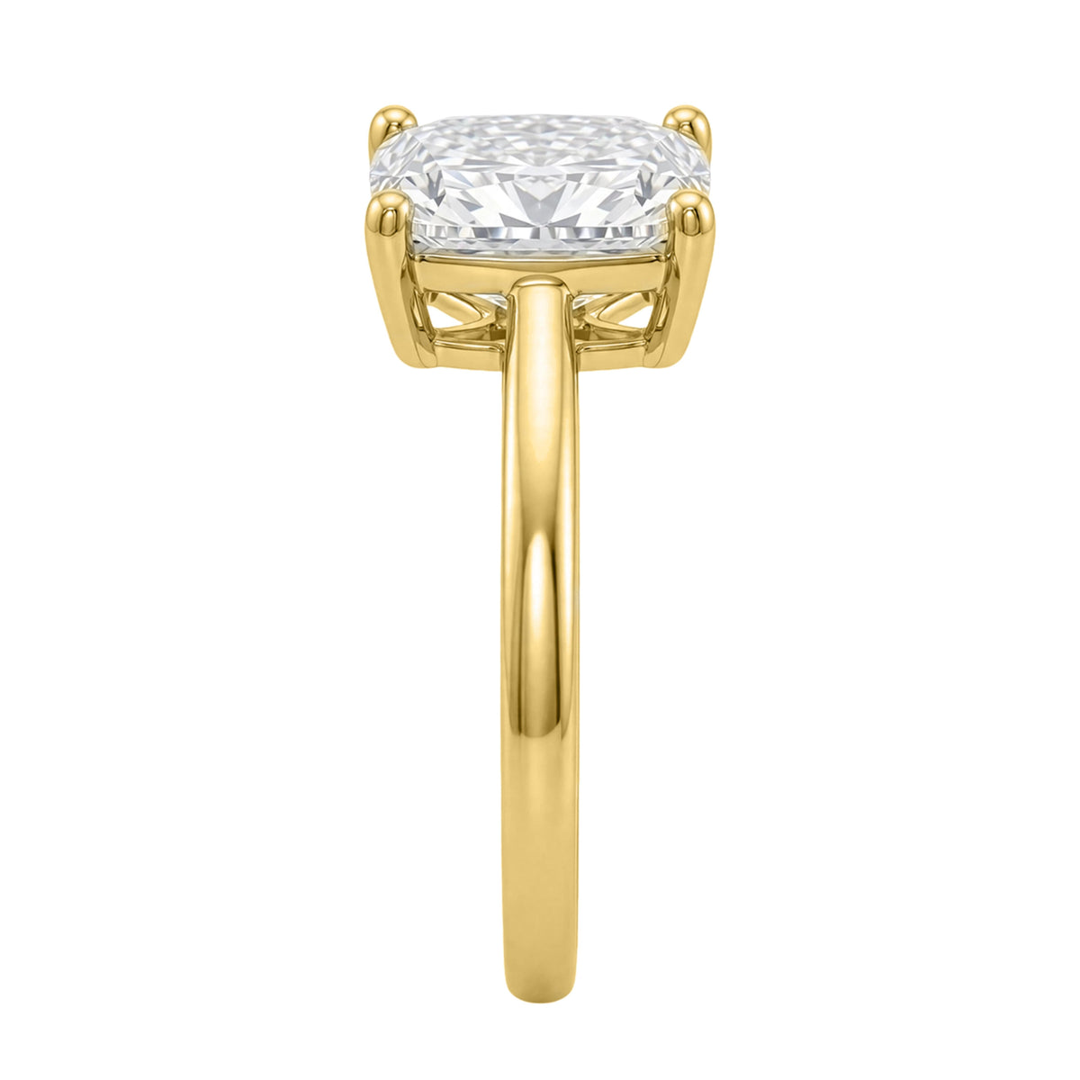 Lab-Grown Diamond Solitaire Engagement Ring in 14K White Gold or 14K Yellow Gold