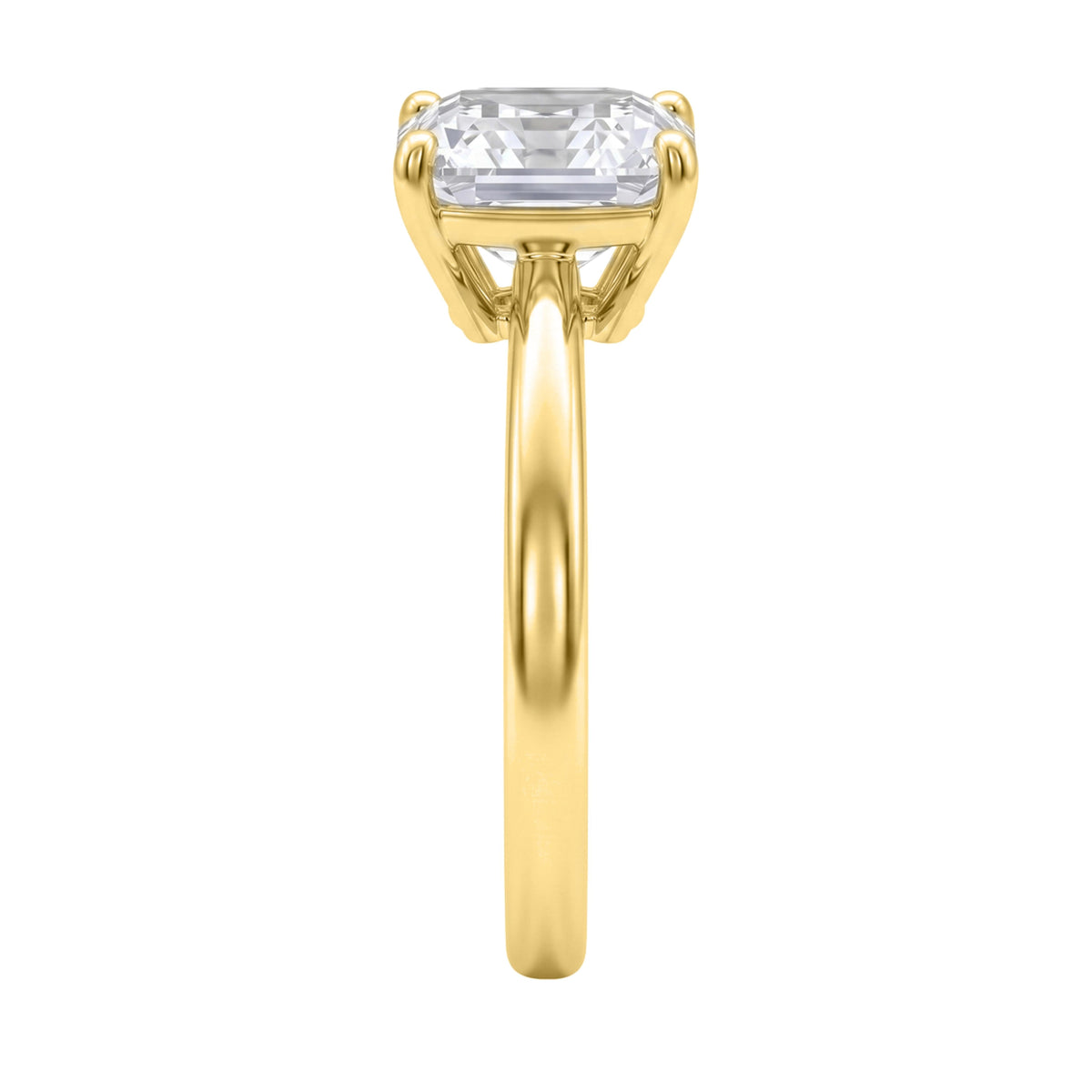 Lab-Grown Diamond Solitaire Engagement Ring in 14K White Gold or 14K Yellow Gold