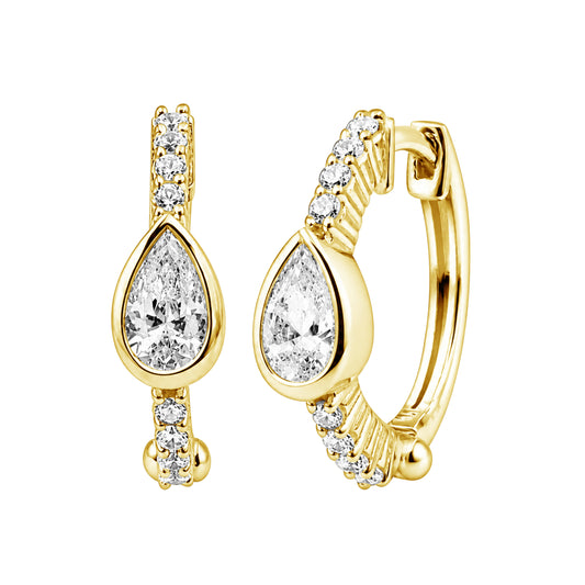 5/8 ct. T.W. Lab-Grown Diamond Earrings in Sterling Silver or Gold over Silver