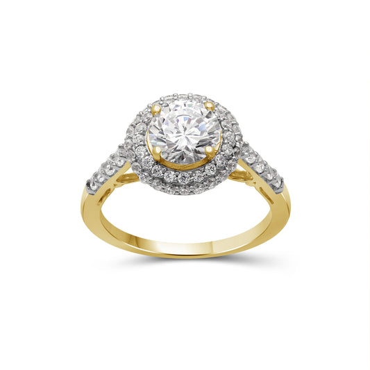 1.5 ct. T.W. Lab-Grown Diamond Solitaire Engagement Ring in 14K White Gold or 14K Yellow Gold
