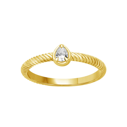 1/5 ct. T.W. Lab-Grown Diamond Ring in Sterling Silver or Gold over Silver